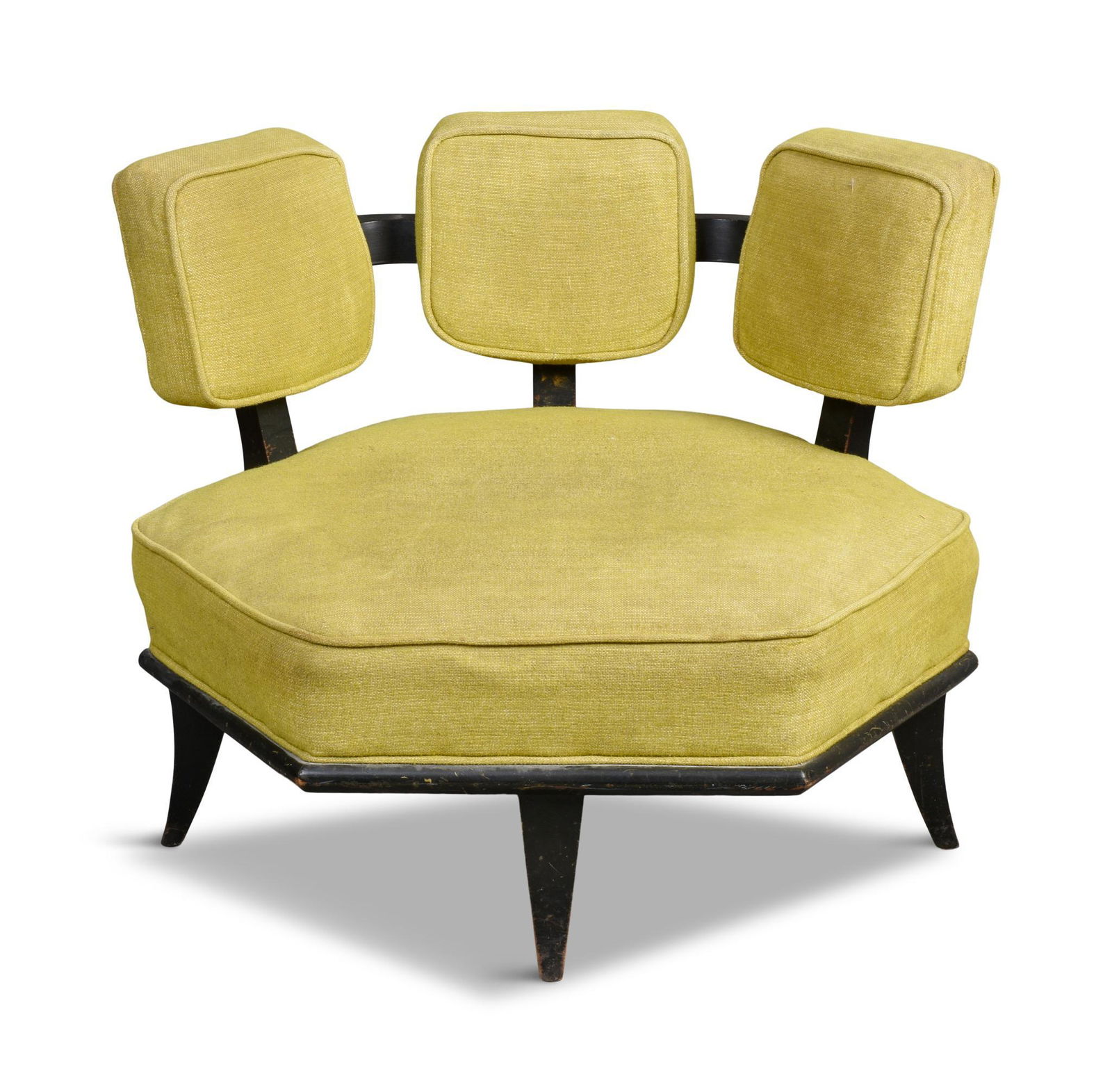 Mid Century Hexagon Chair, Attr. Harvey Probber. (1 of 2)