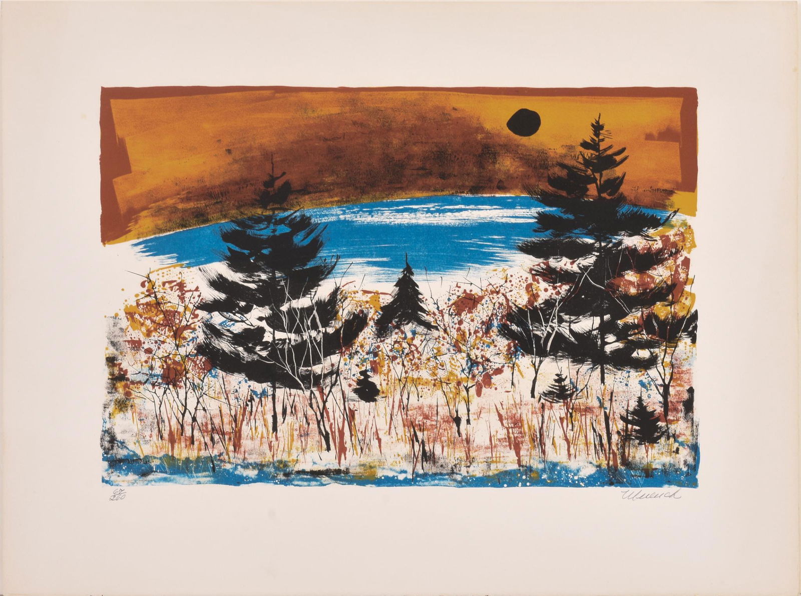 John Muench (1914-1992). Autumn Colors. (1 of 3)