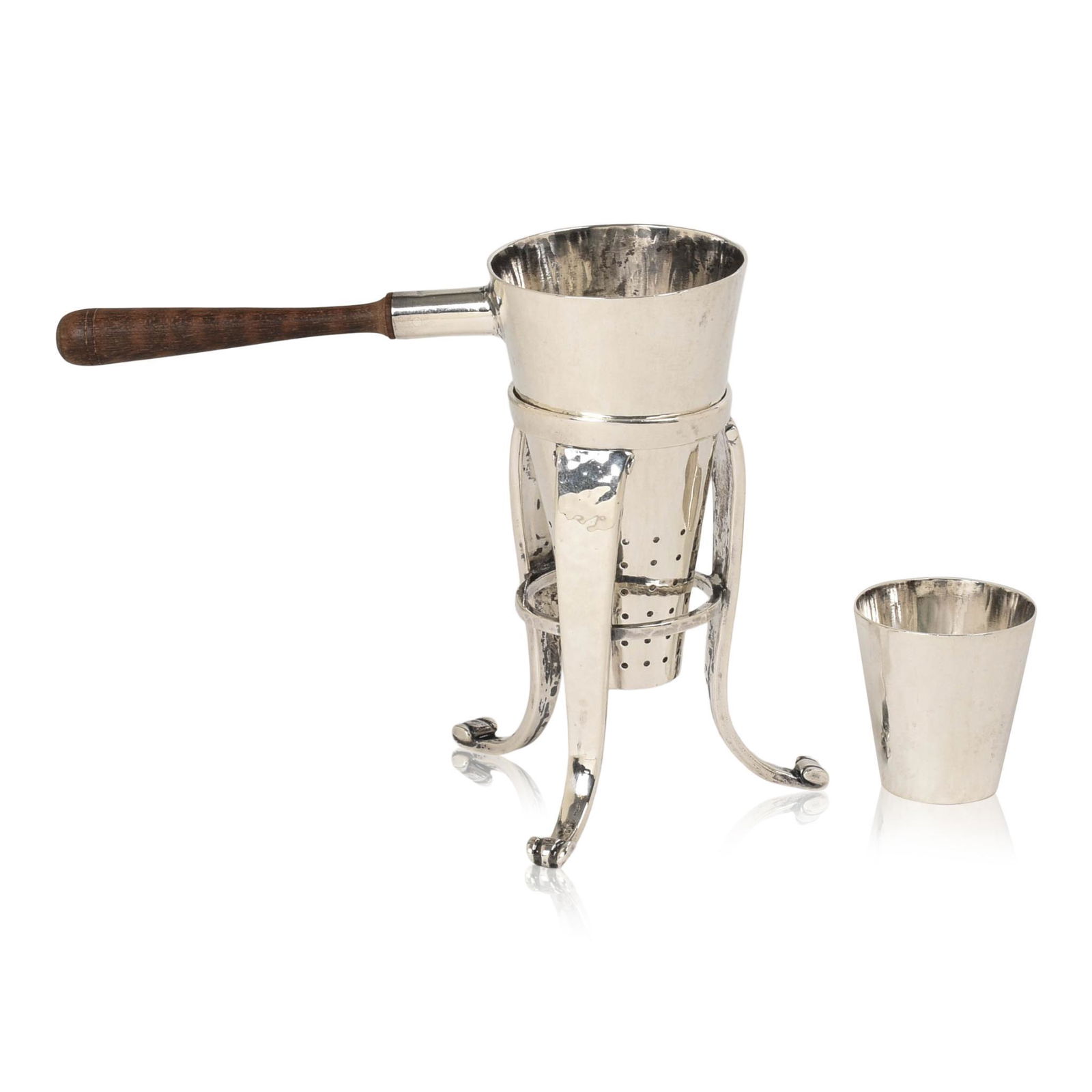 Franklin Porter Sterling Tea or Cocktail Strainer and Stand (1 of 5)