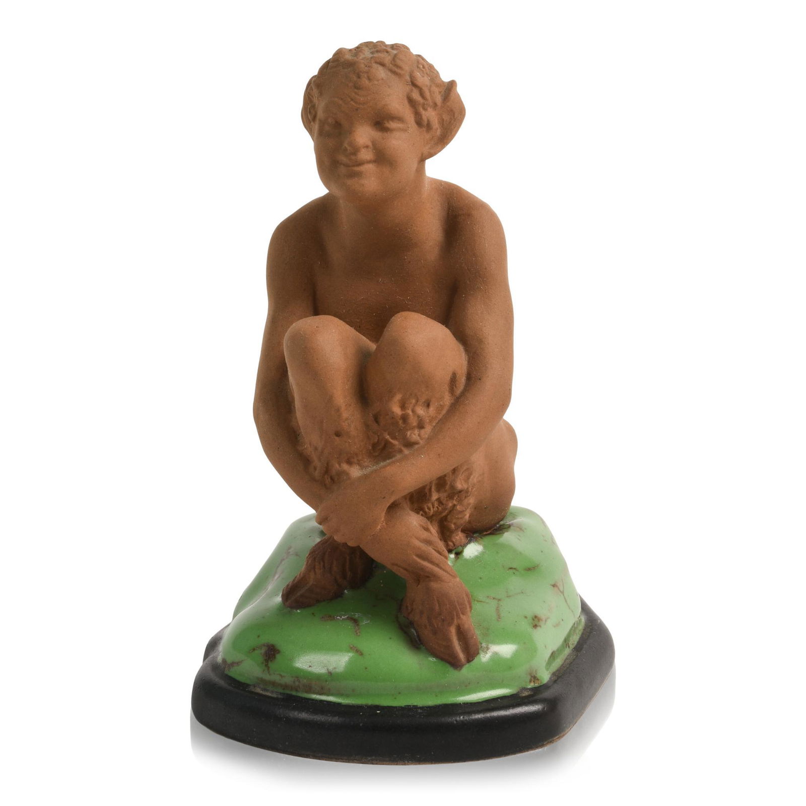 Joe Descomps Seated Faun Figurine (1 of 4)