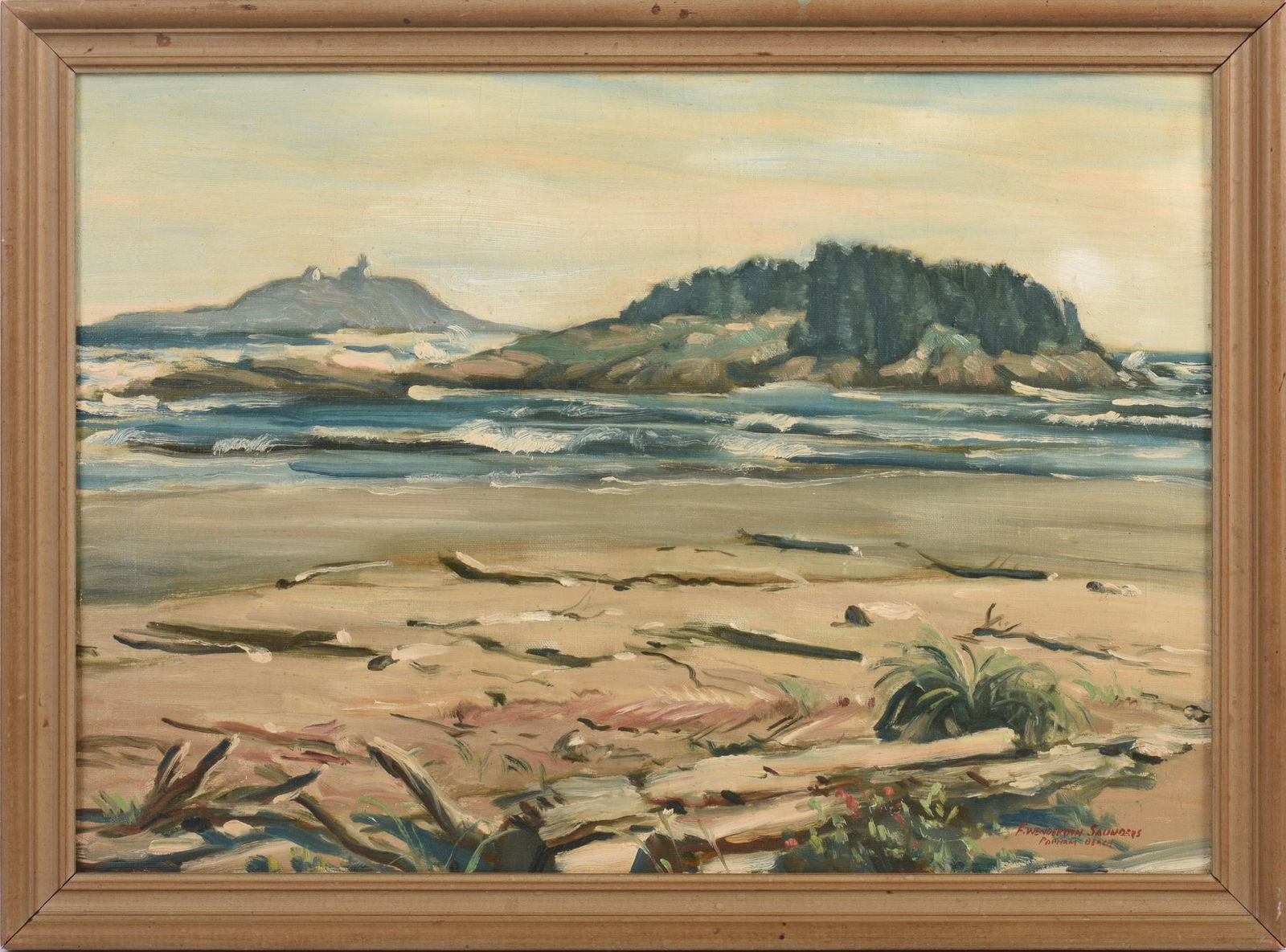 Francis Wenderoth Saunders. Popham Beach, Maine. (1 of 3)