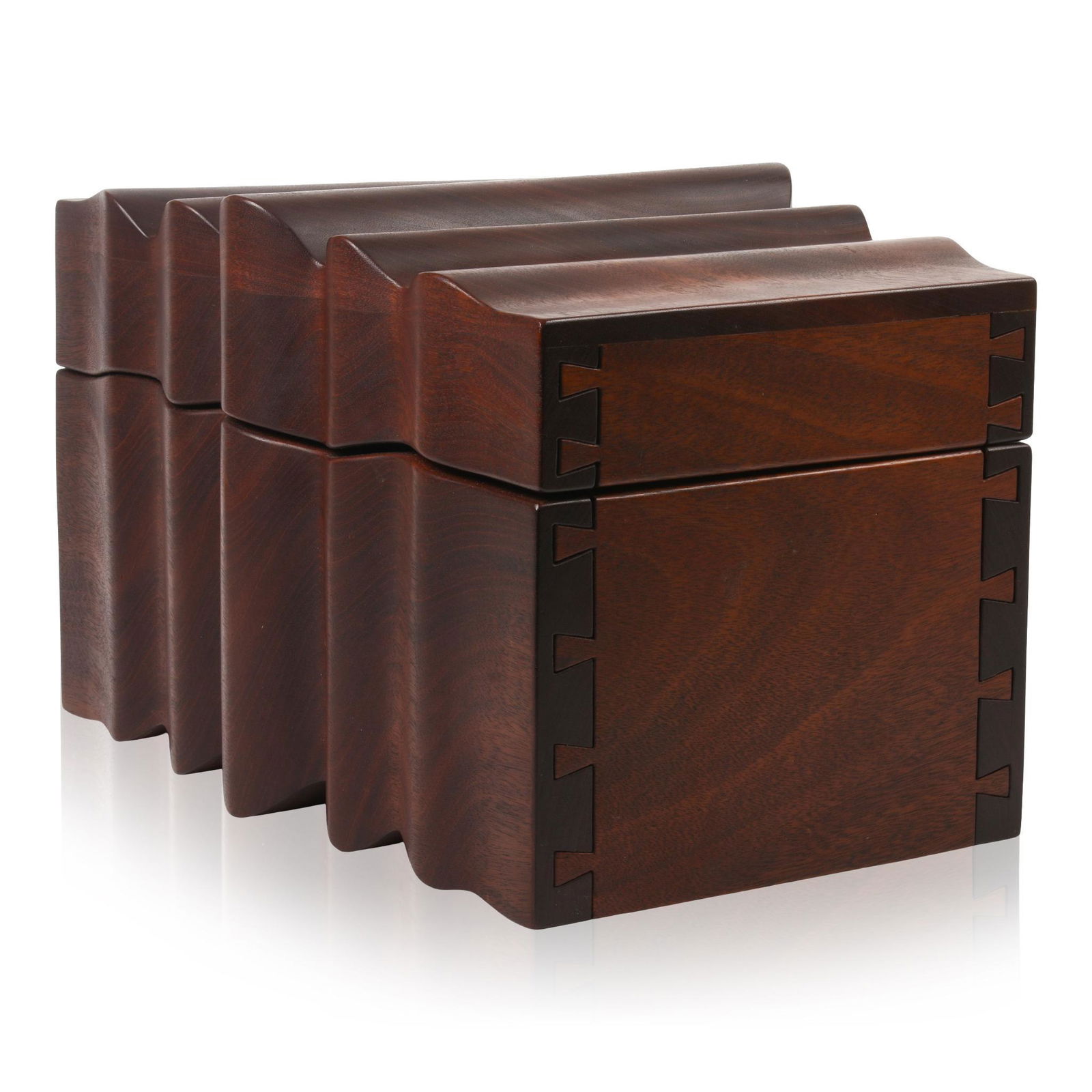 Large Phillip Tennant American Craft Mahogany Box (1 of 6)