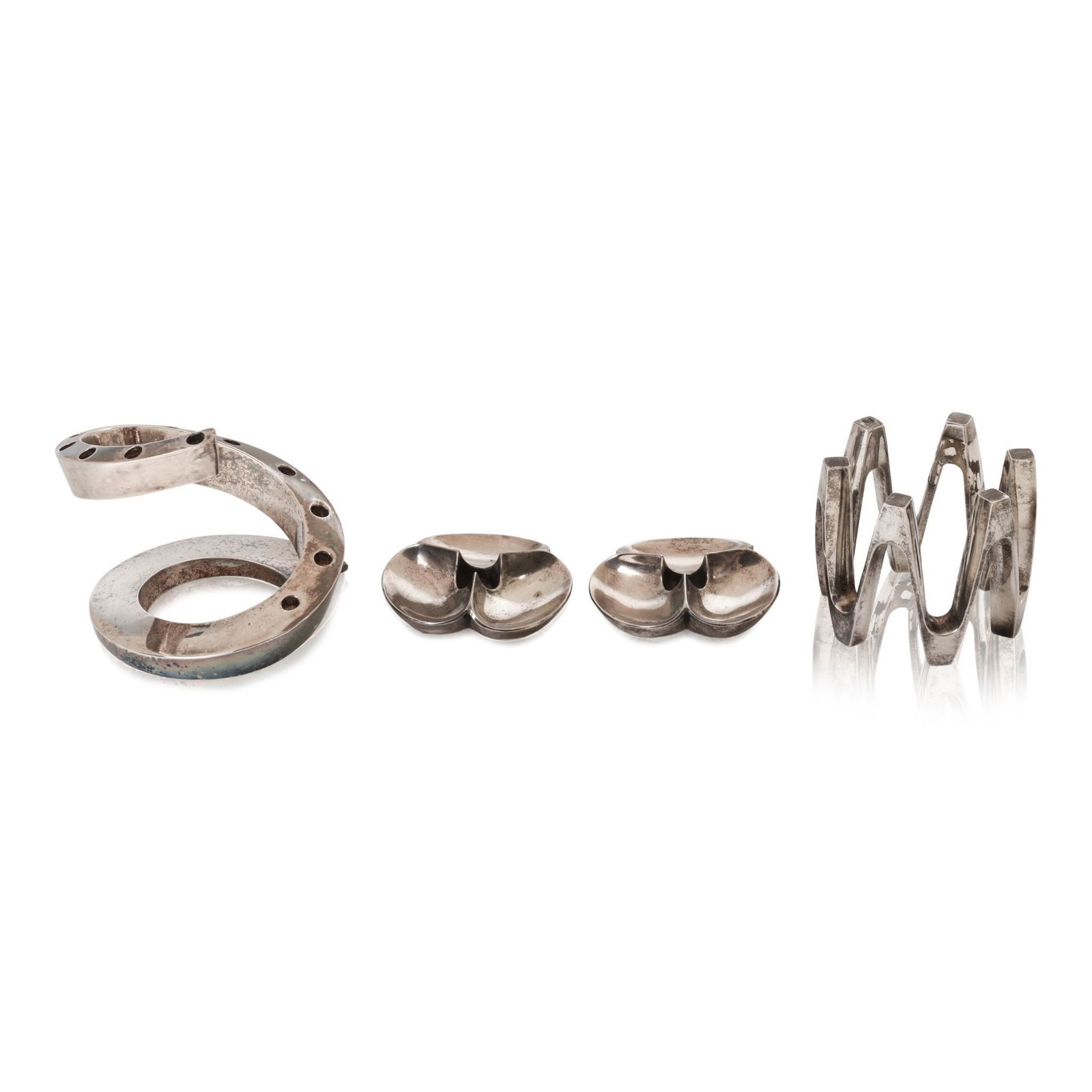 Four Dansk Silverplate Candlesticks (1 of 8)