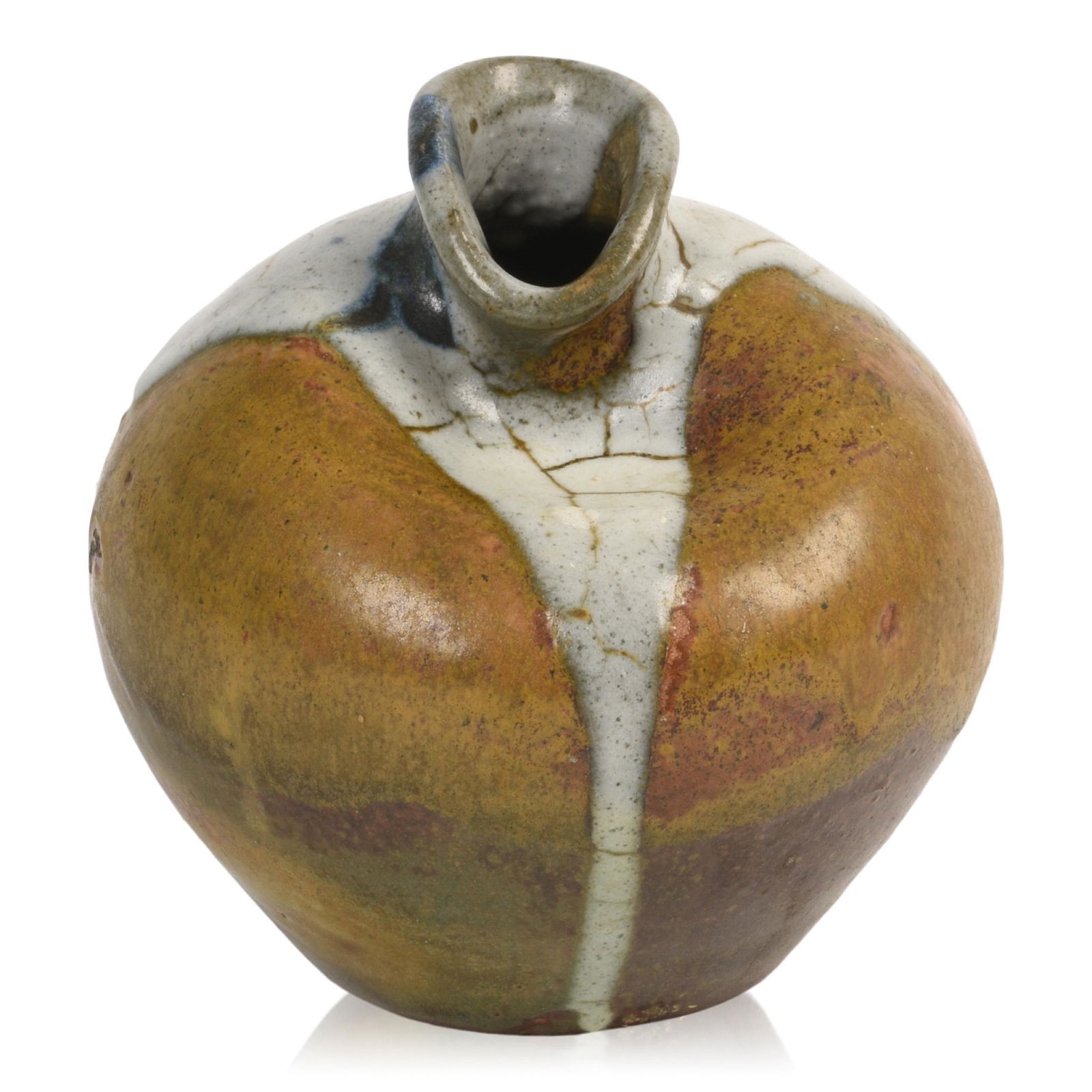 Eugene Lion Art Nouveau Pottery Vase (1 of 4)