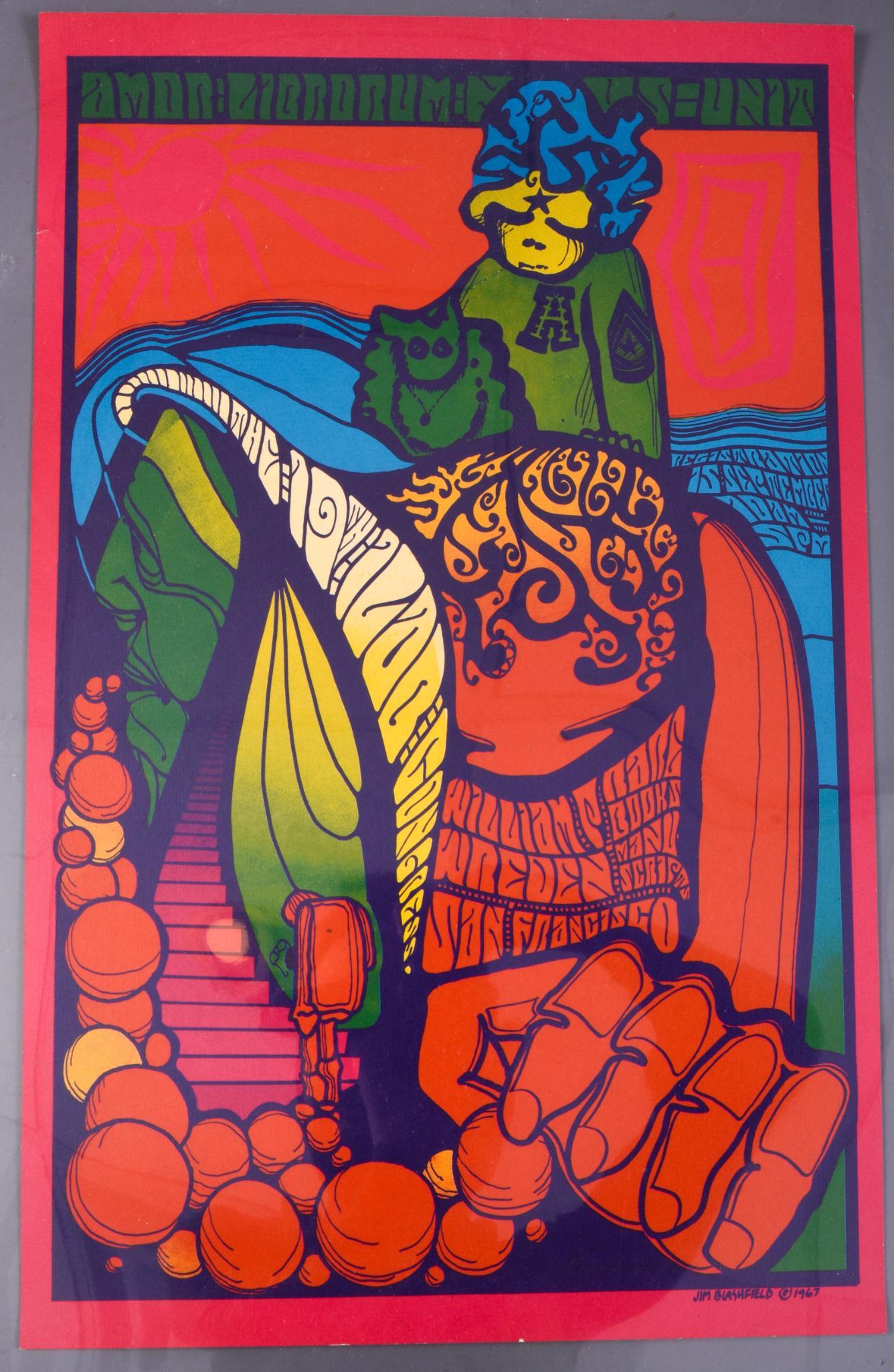 Rare Jim Blashfield Psychedelic Poster (1 of 1)