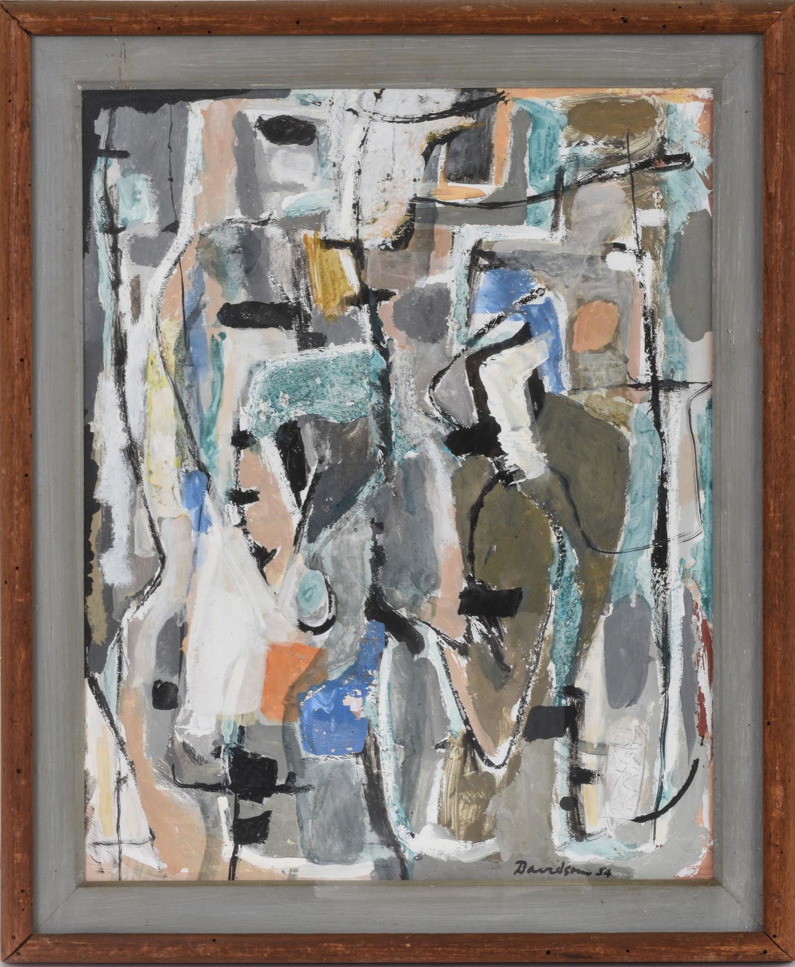 Morris Davidson Abstract Painting (1 of 3)