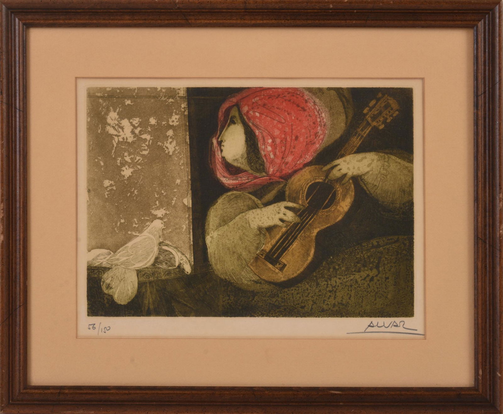 Alvar Sunol Color Lithograph, (Spain  b. 1935) (1 of 3)