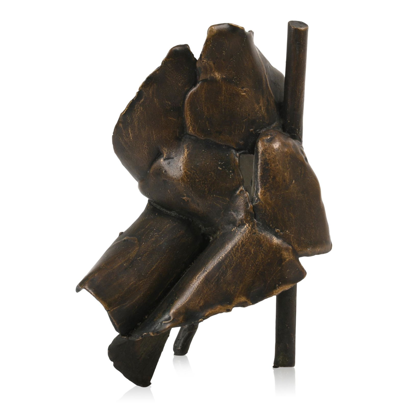 Abstract Bronze Table Sculpture (1 of 4)