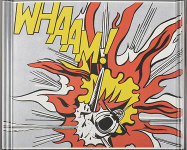 Signed Roy Lichtenstein  Whamm!! Diptych.