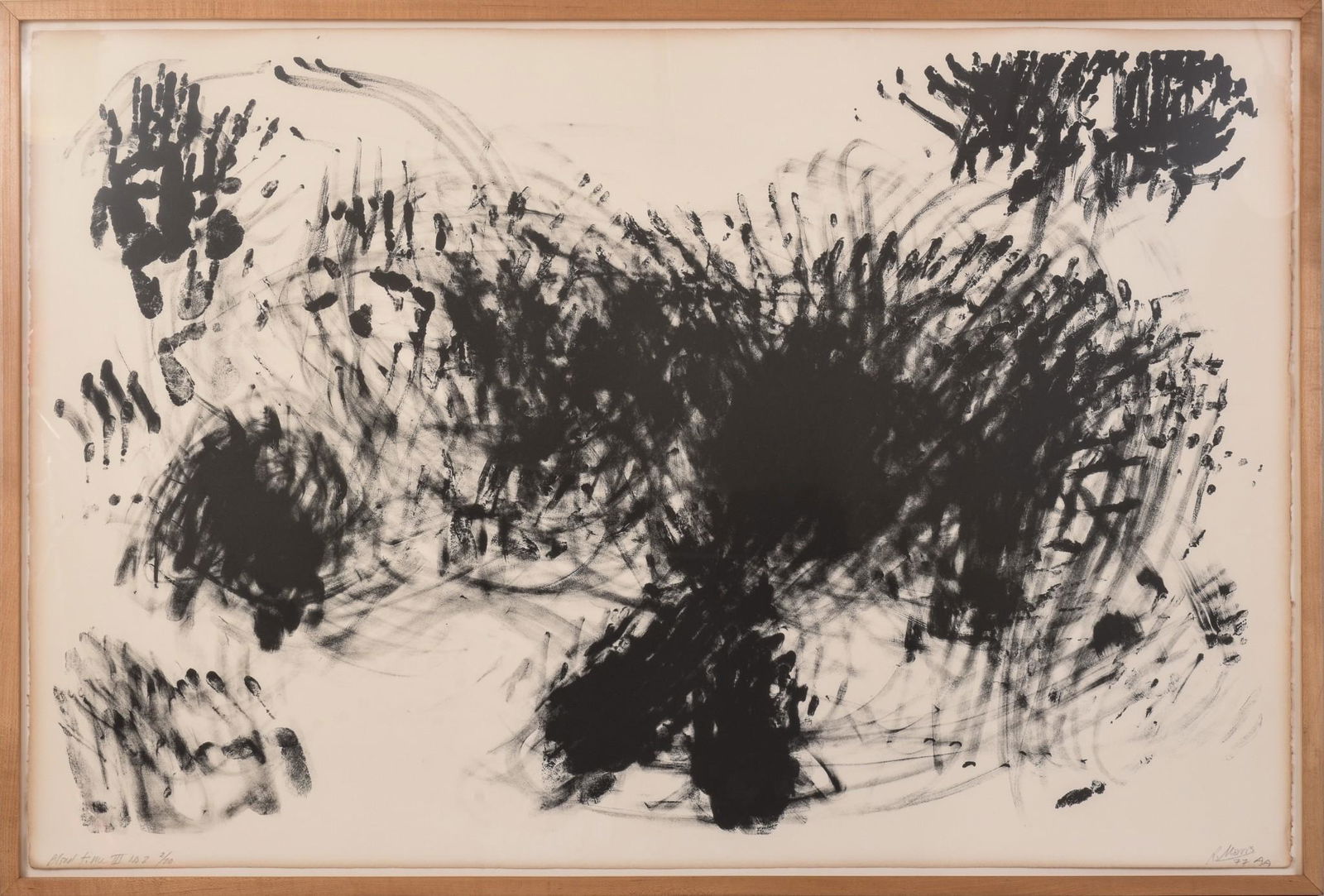 Robert Morris. Blind Time III Lithograph. (1 of 3)