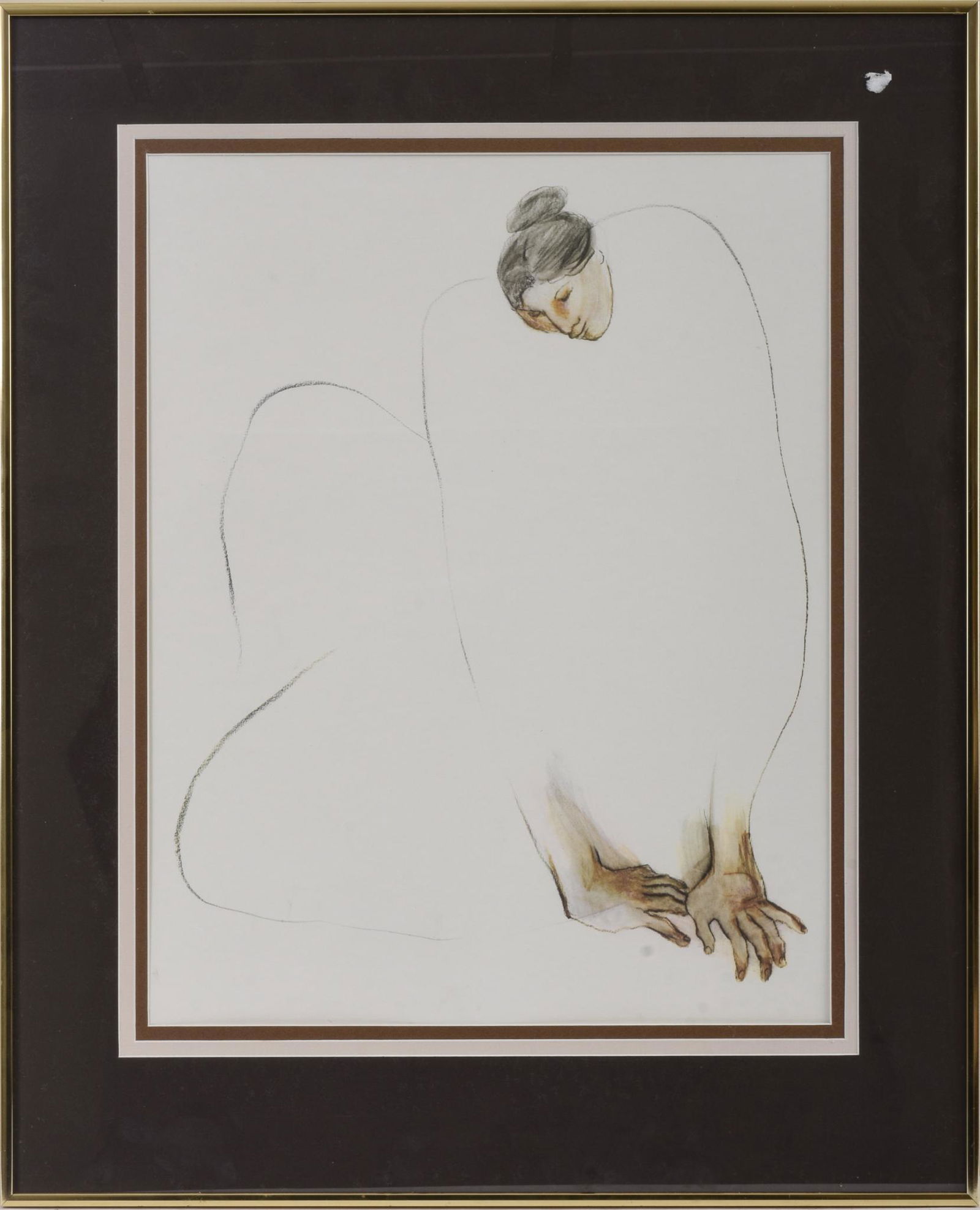 RC Gorman Maria Lithograph. (1 of 2)