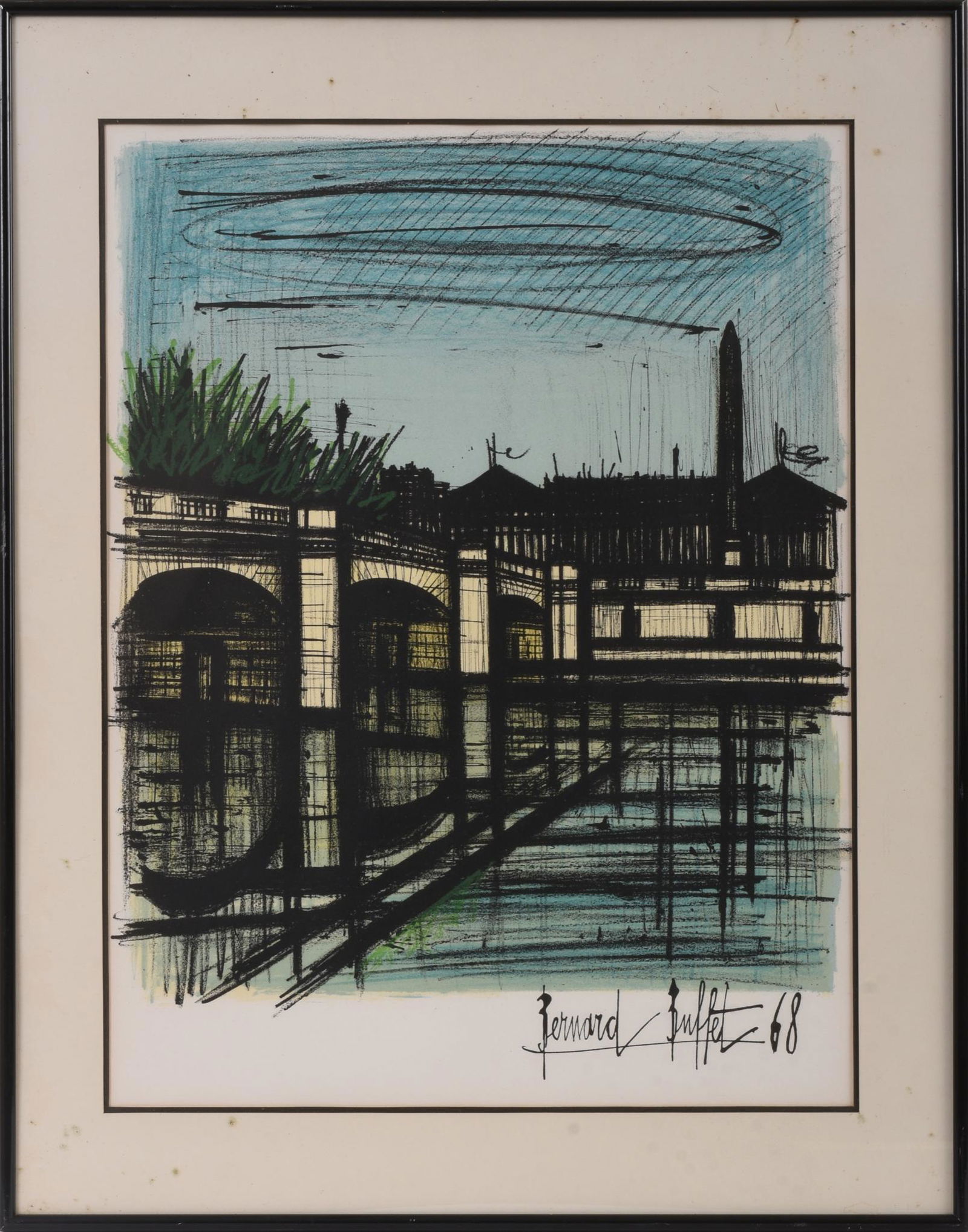 Bernard Buffet Lithograph. (1 of 3)