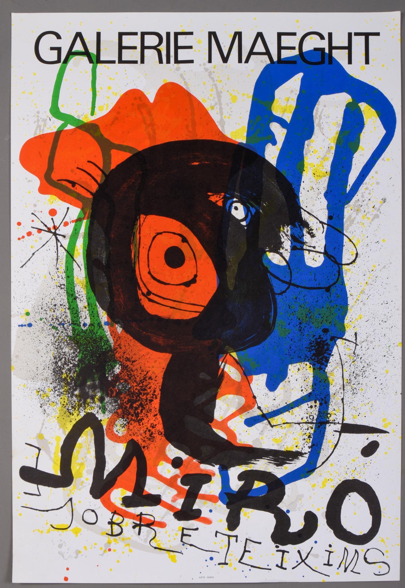 Miro Exhibition Poster. (1 of 1)