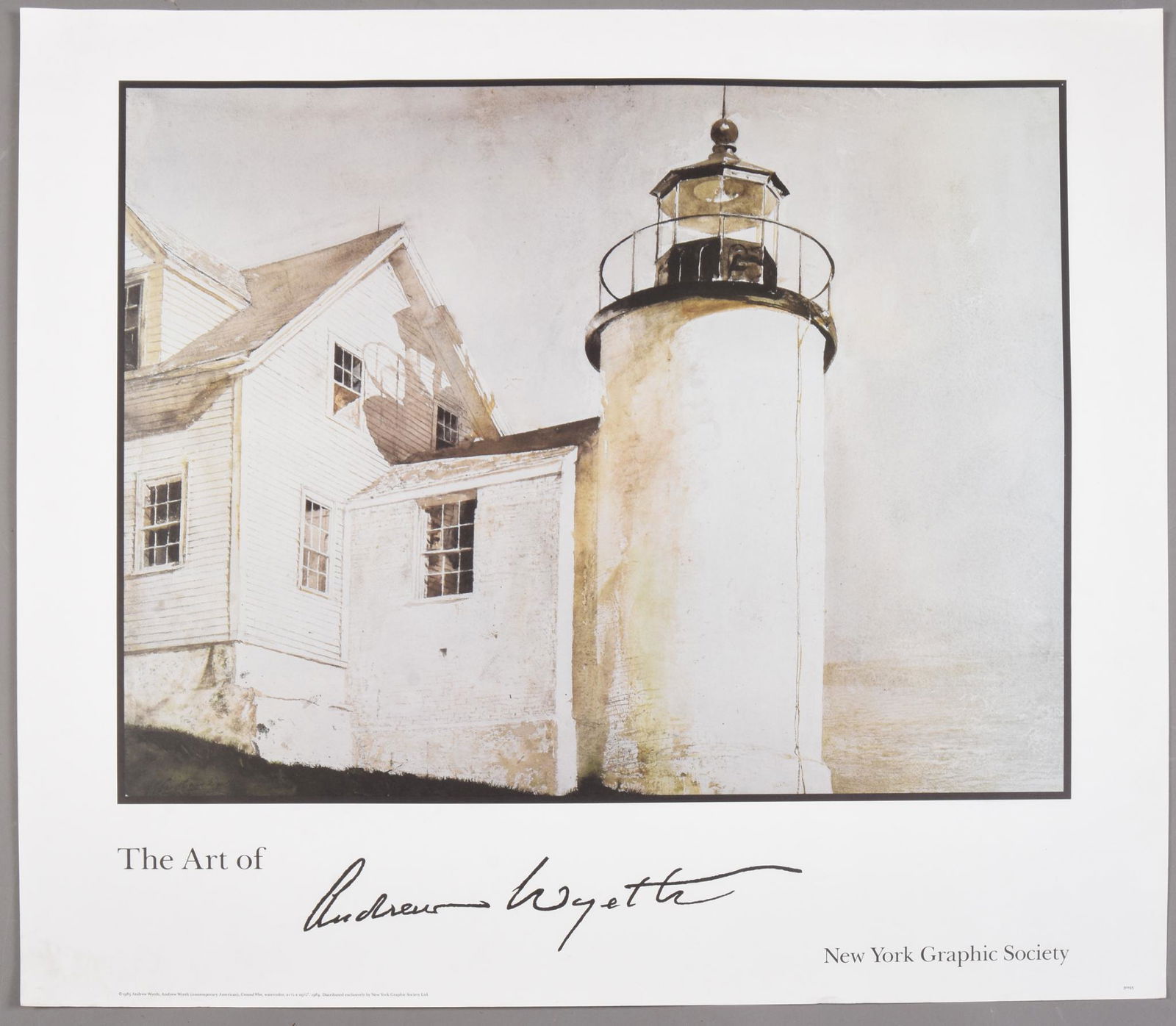 Three New York Graphic Society Wyeth Prints. (1 of 3)