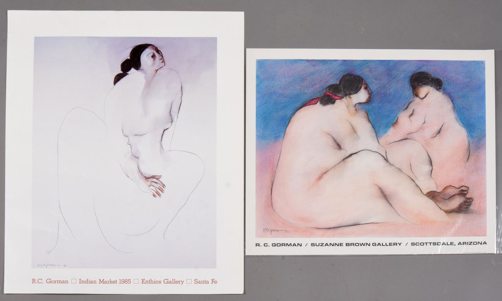 Two RC Gorman Exhibit Posters. (1 of 1)