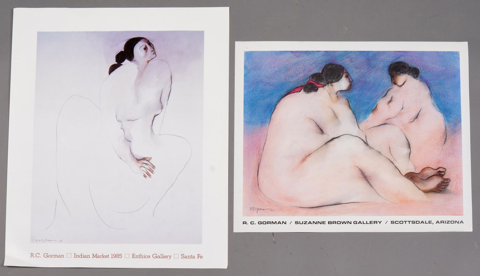 Two RC Gorman Exhibit Posters. (1 of 1)