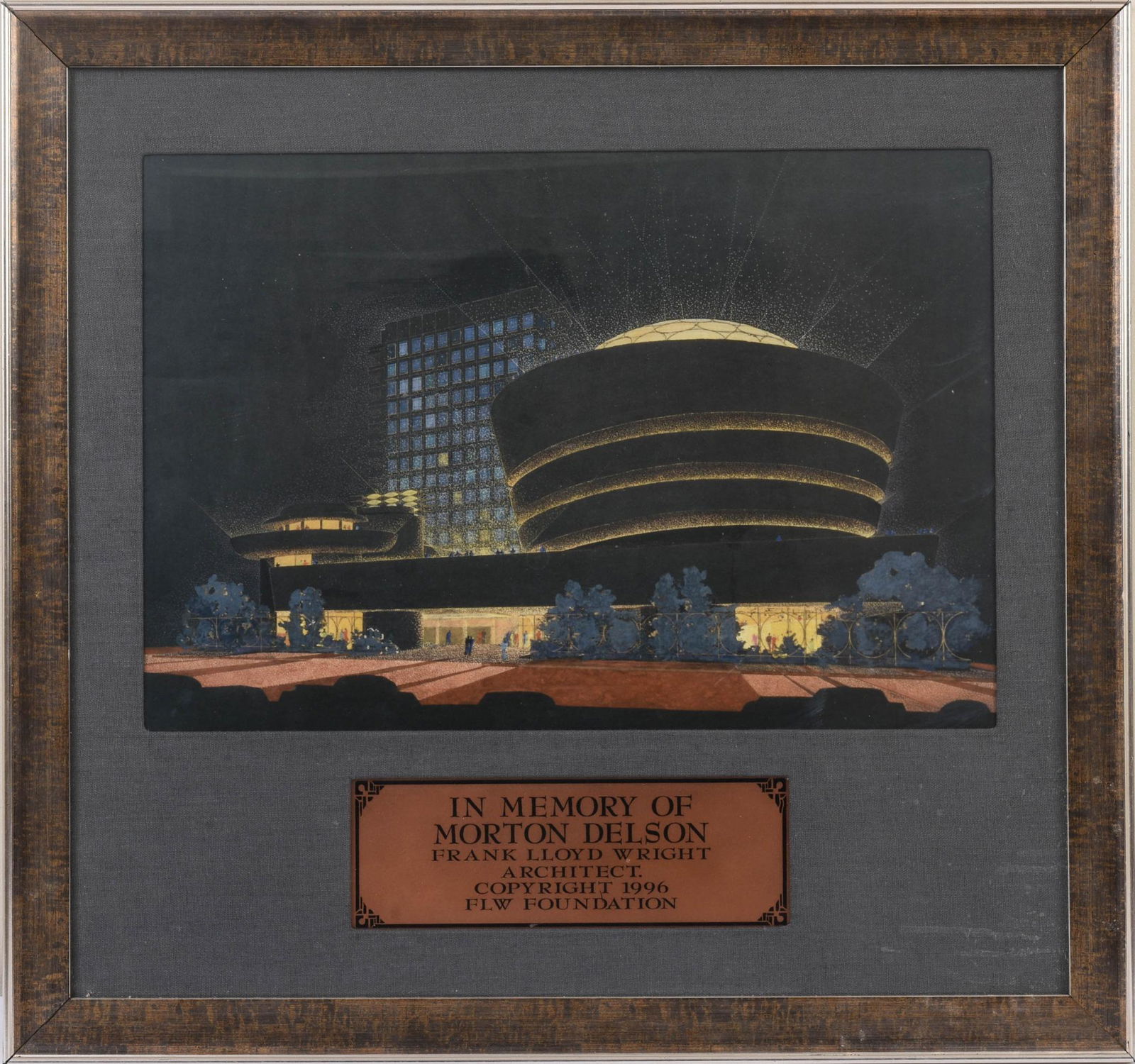 Two Framed Frank Lloyd Wright Prints. (1 of 4)