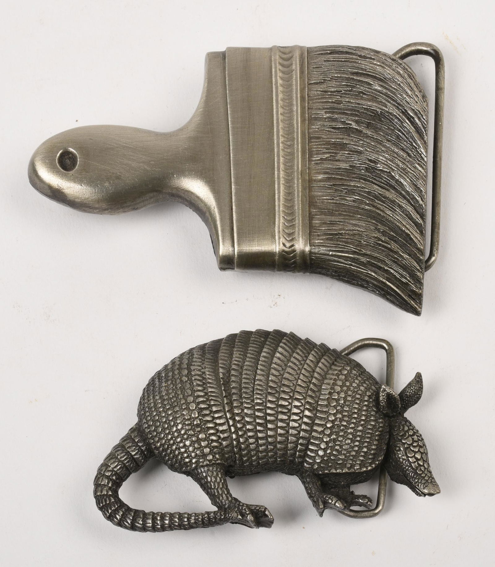 Two Bergamot Brass Belt Buckles. (1 of 2)