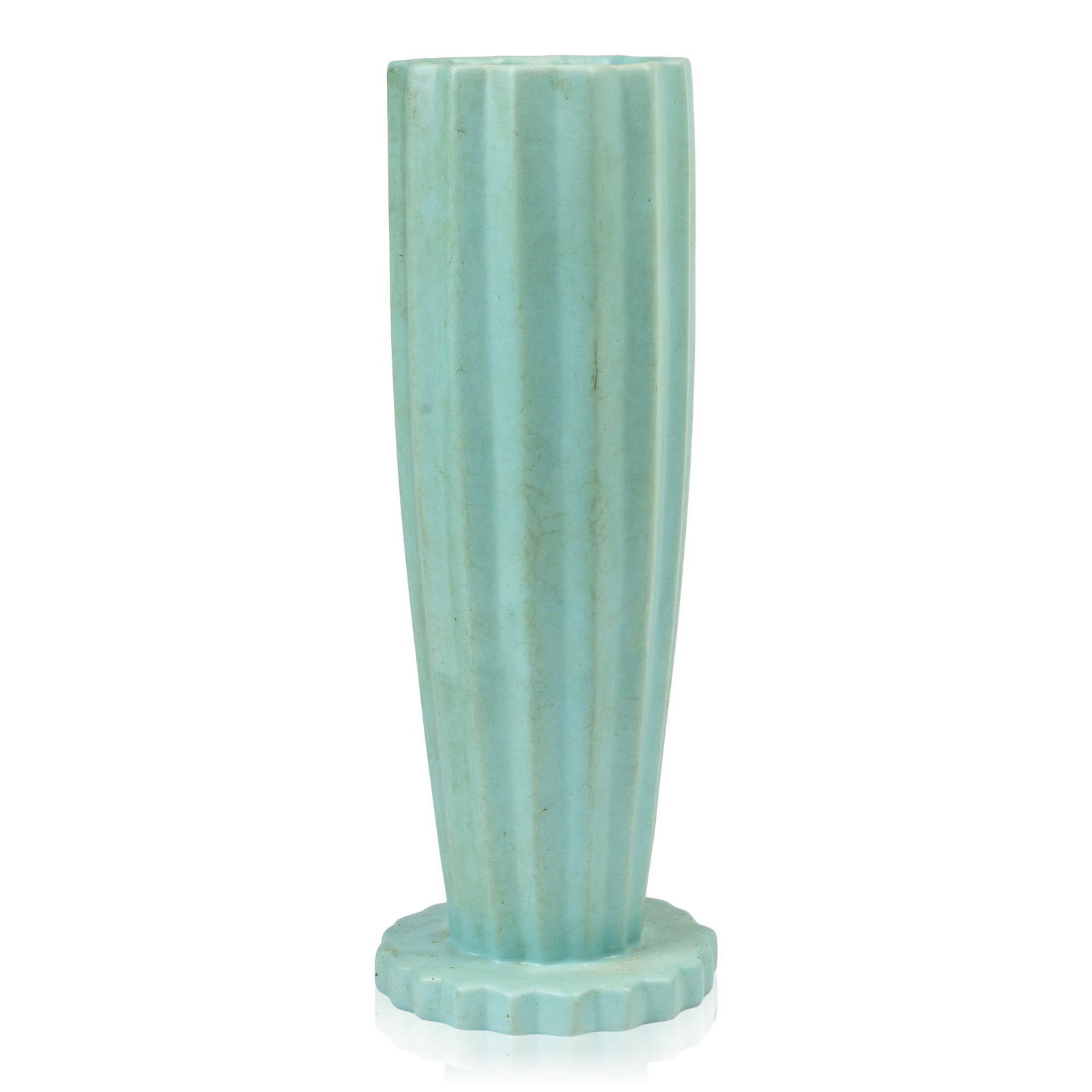 Large Mint Green Mid Century Vase. (1 of 3)