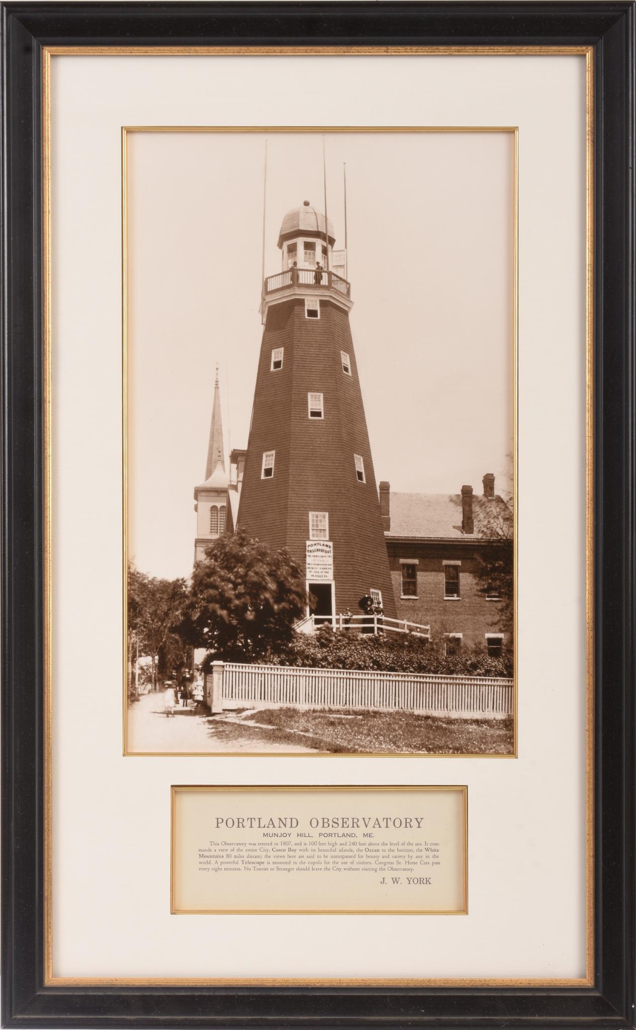 Portland Observatory Photo by J.W. York. (1 of 2)