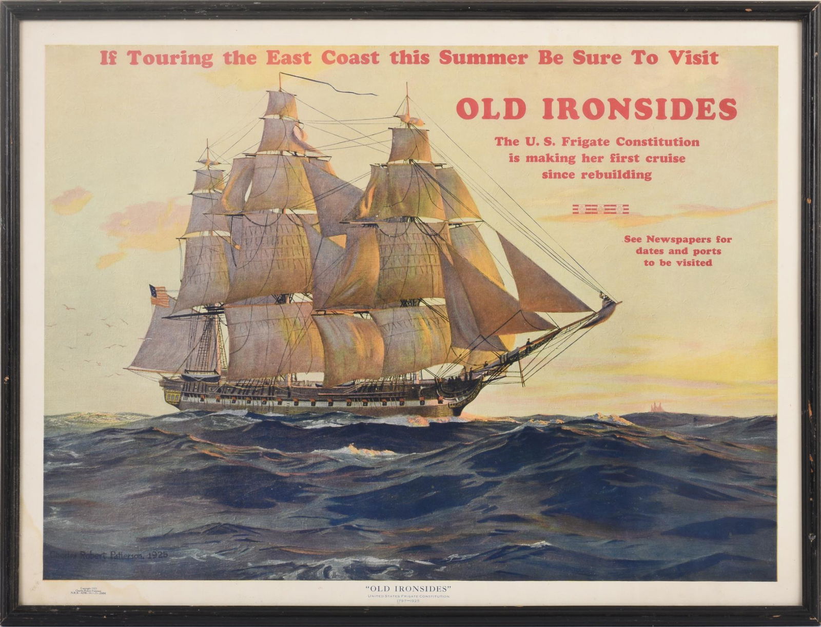 1925 Old Ironsides Poster. (1 of 2)