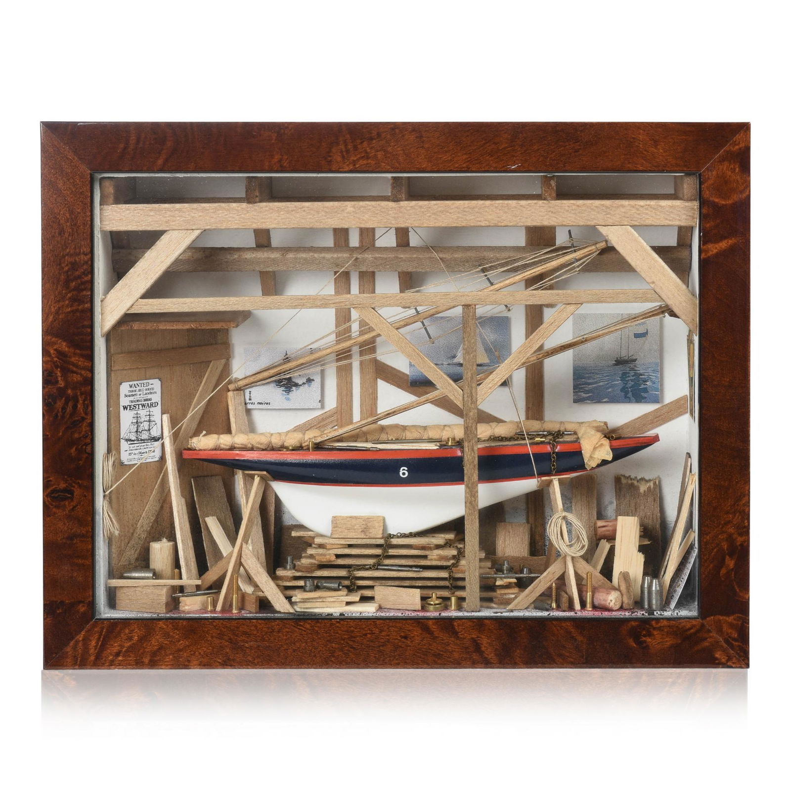 Patrick Richard Boat Building Diorama. (1 of 2)