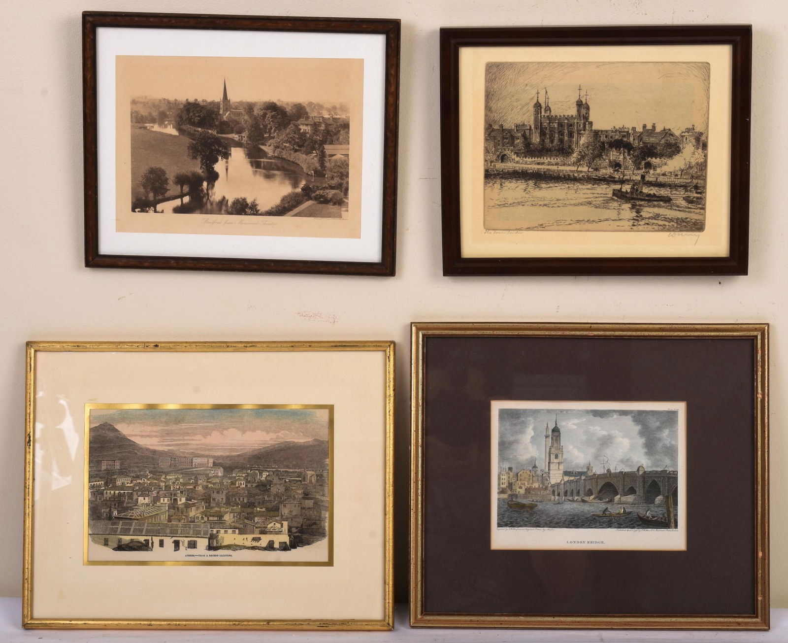 Four English Prints. (1 of 1)