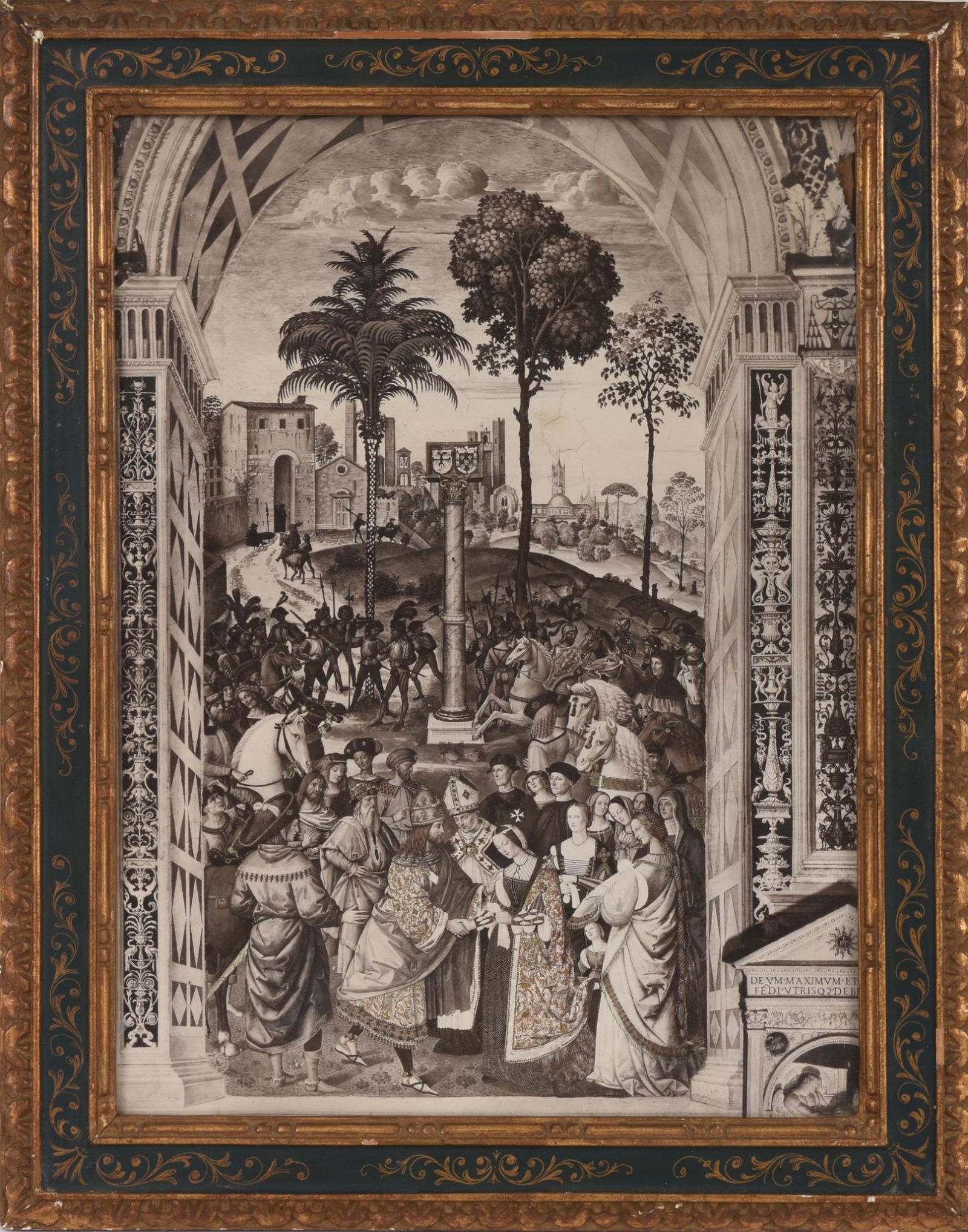 Enea Silvio Piccolomini Presents Frederick III to Eleonora of Portugal (1 of 2)