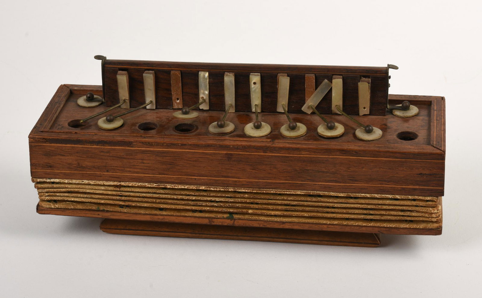 Child's Accordion.: Some pieces missing, length 11 inches.