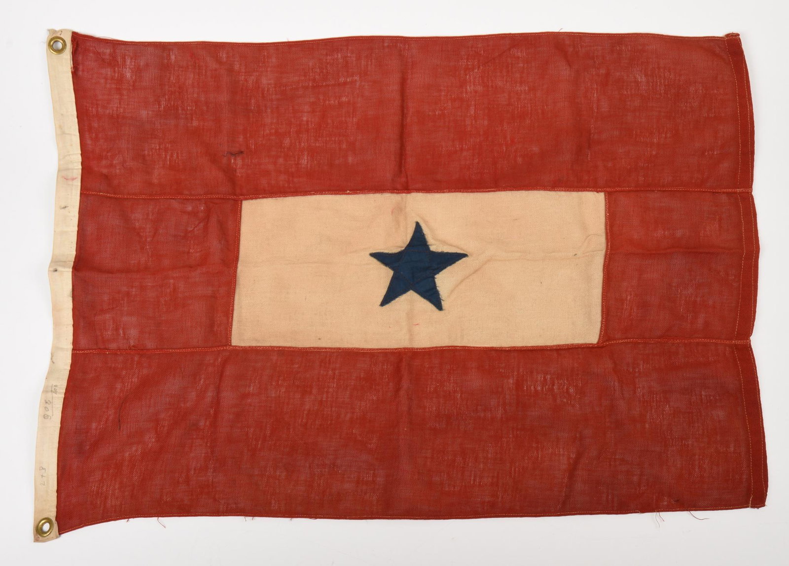 WWI or II Service Flag.: 30.5 x 20 inches.