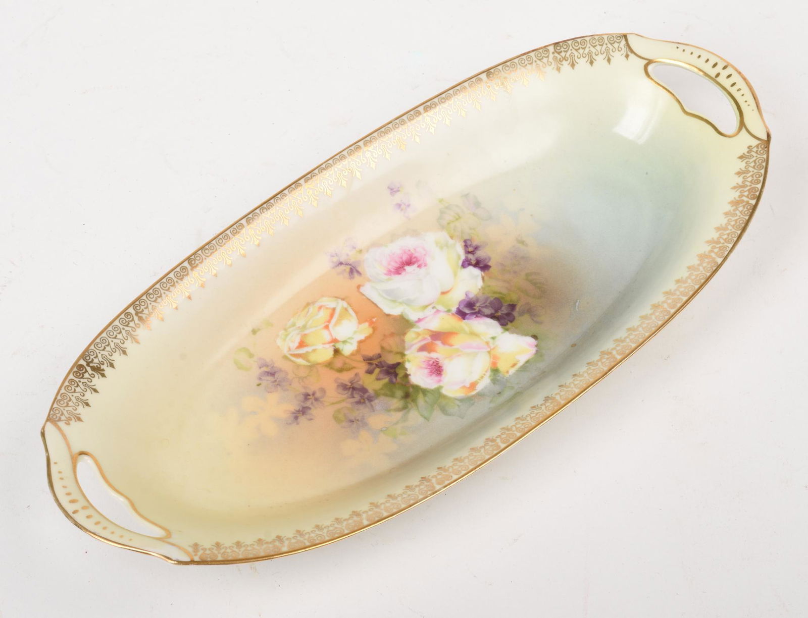 Small KPM German Porcelain Dish. (1 of 3)