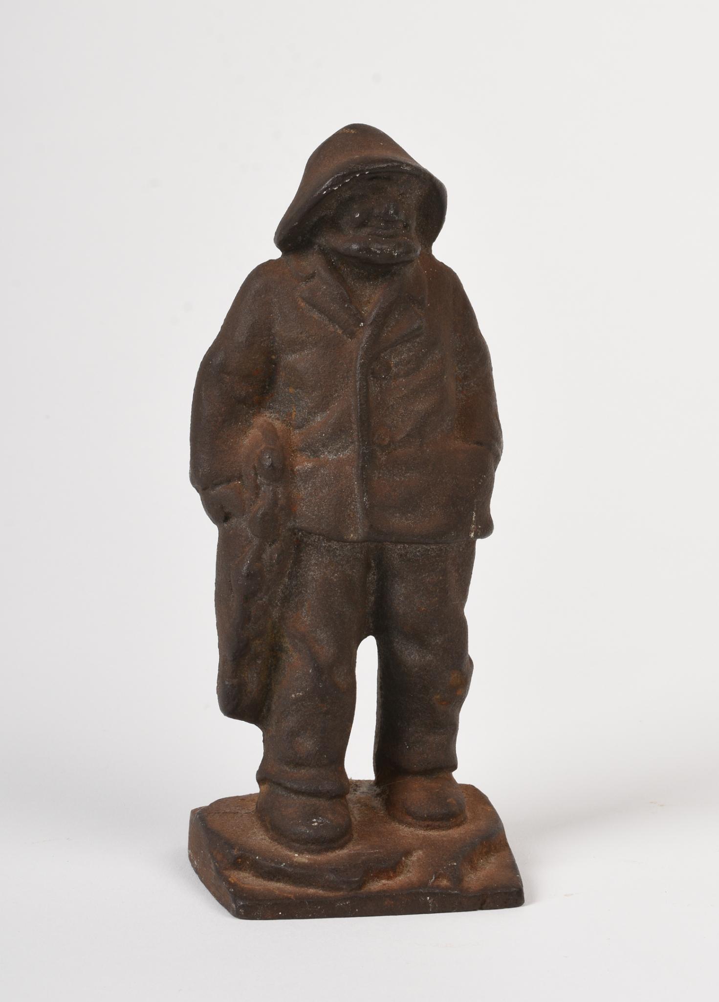 Cast Iron Sailor Doorstop.: Height 6.5 inches.