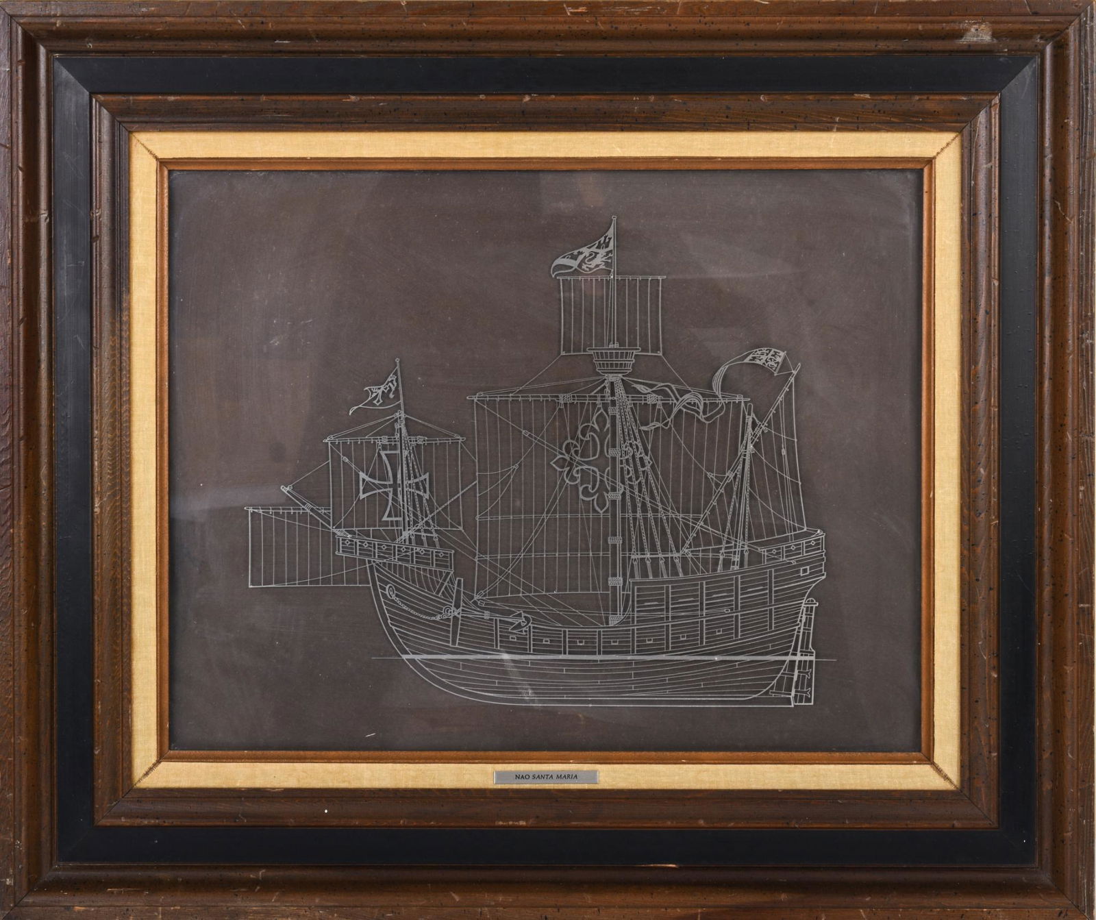 Sterling Silver Santa Maria Silhouette. (1 of 2)