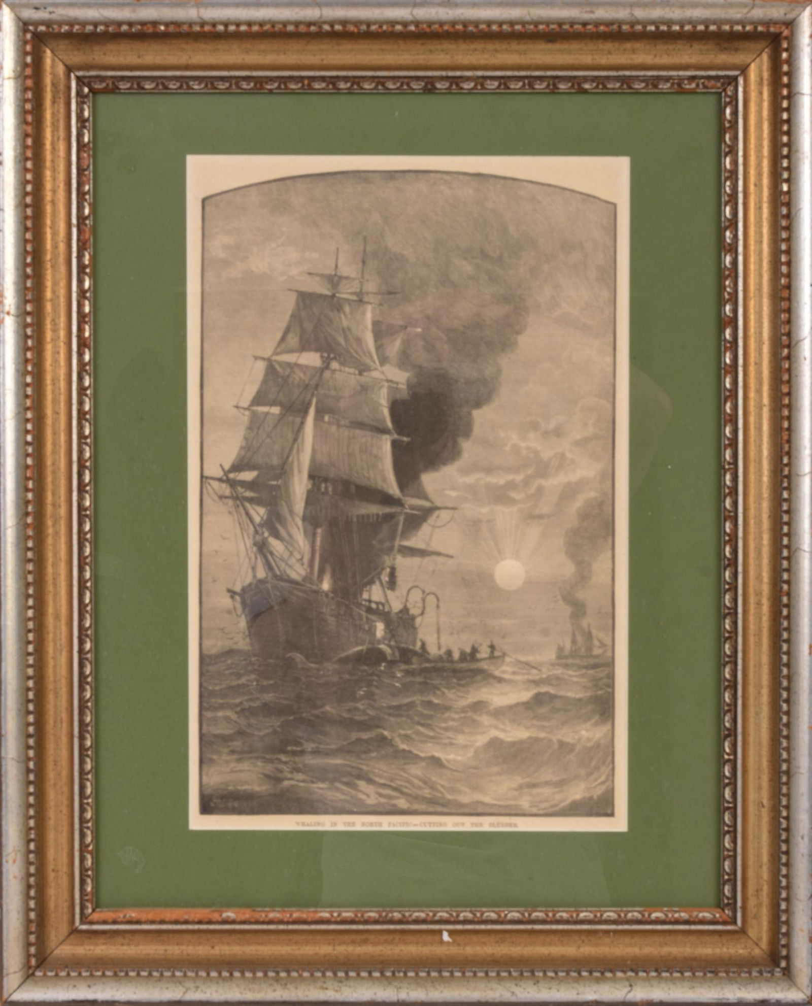 Whaling in the orth Pacific-Cutting Out The Blubber. (1 of 1)