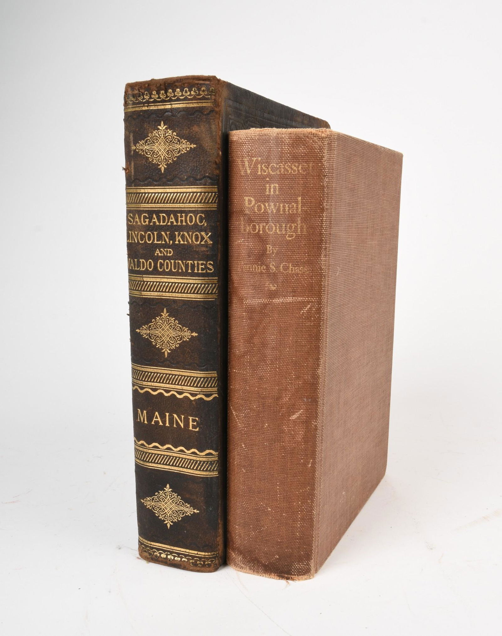 Two 19th Century Maine Books. (1 of 5)