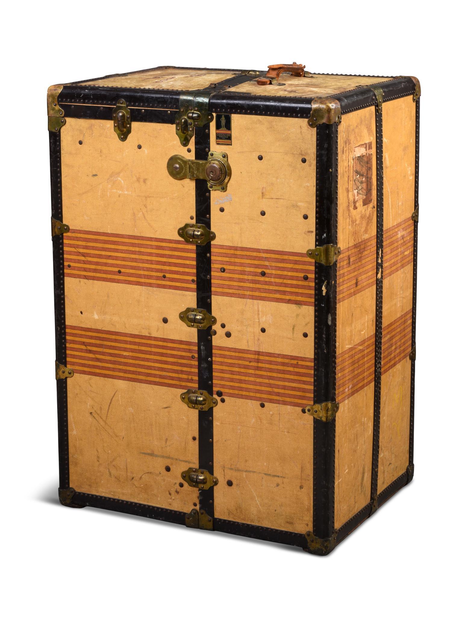 Early 20th Century Oshkosh Steamer Trunk. (1 of 5)