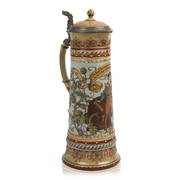 Mettlach Stoneware 3 Liter Stein #1940. (1 of 10)