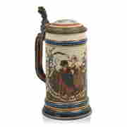 Mettlach Stoneware 1/2 Liter Stein #2230. (1 of 10)