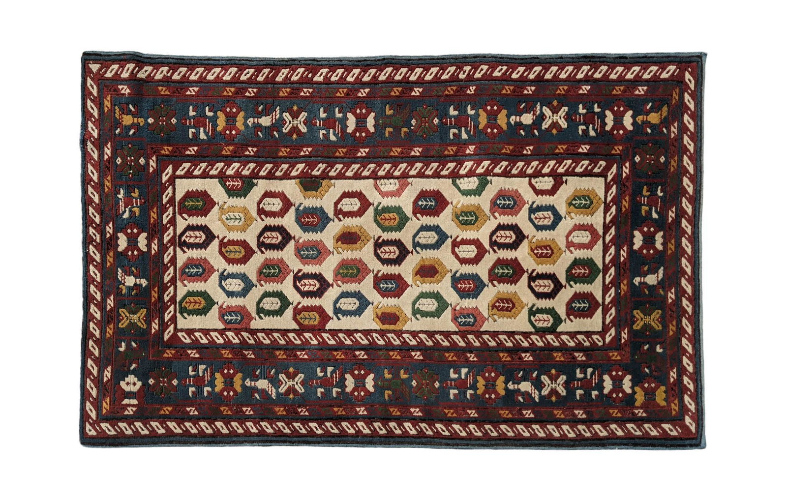 Vintage Turkish Anatolian Carpet.: 3 feet by 5 feet, excellent condition.