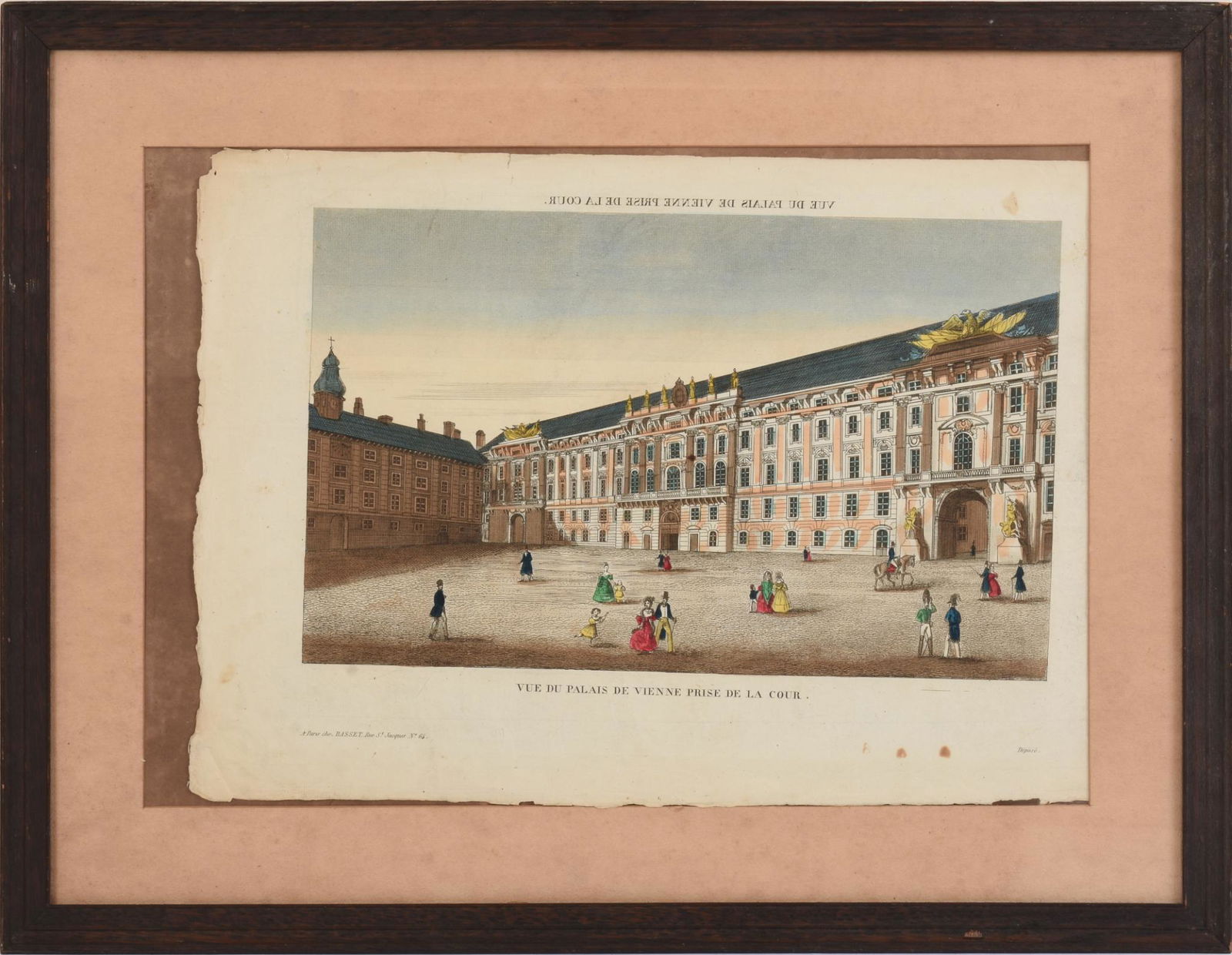 View of Vienna Palace 1700's Optical Print (1 of 2)