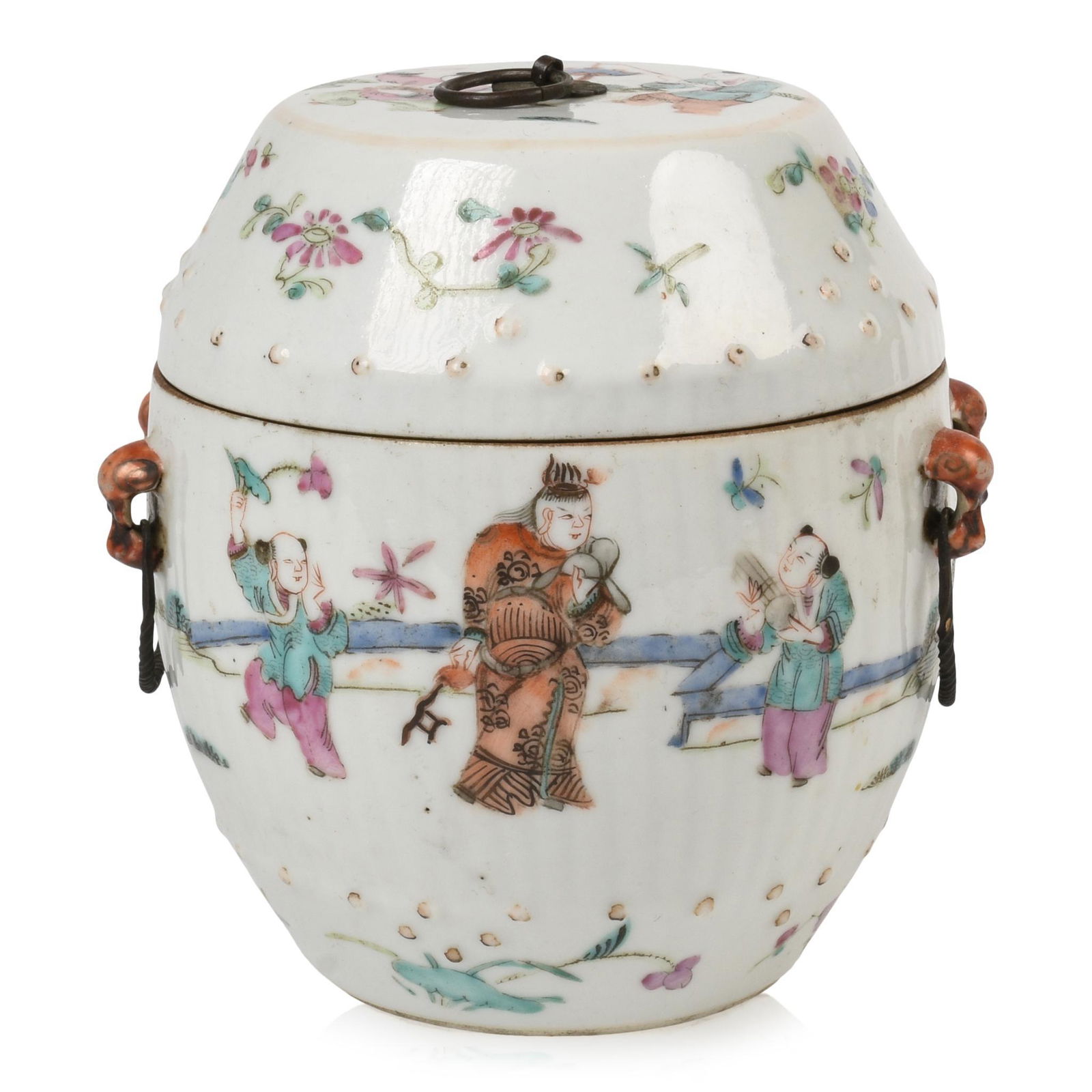 Chinese Famille Rose Porcelain Covered Box (1 of 5)