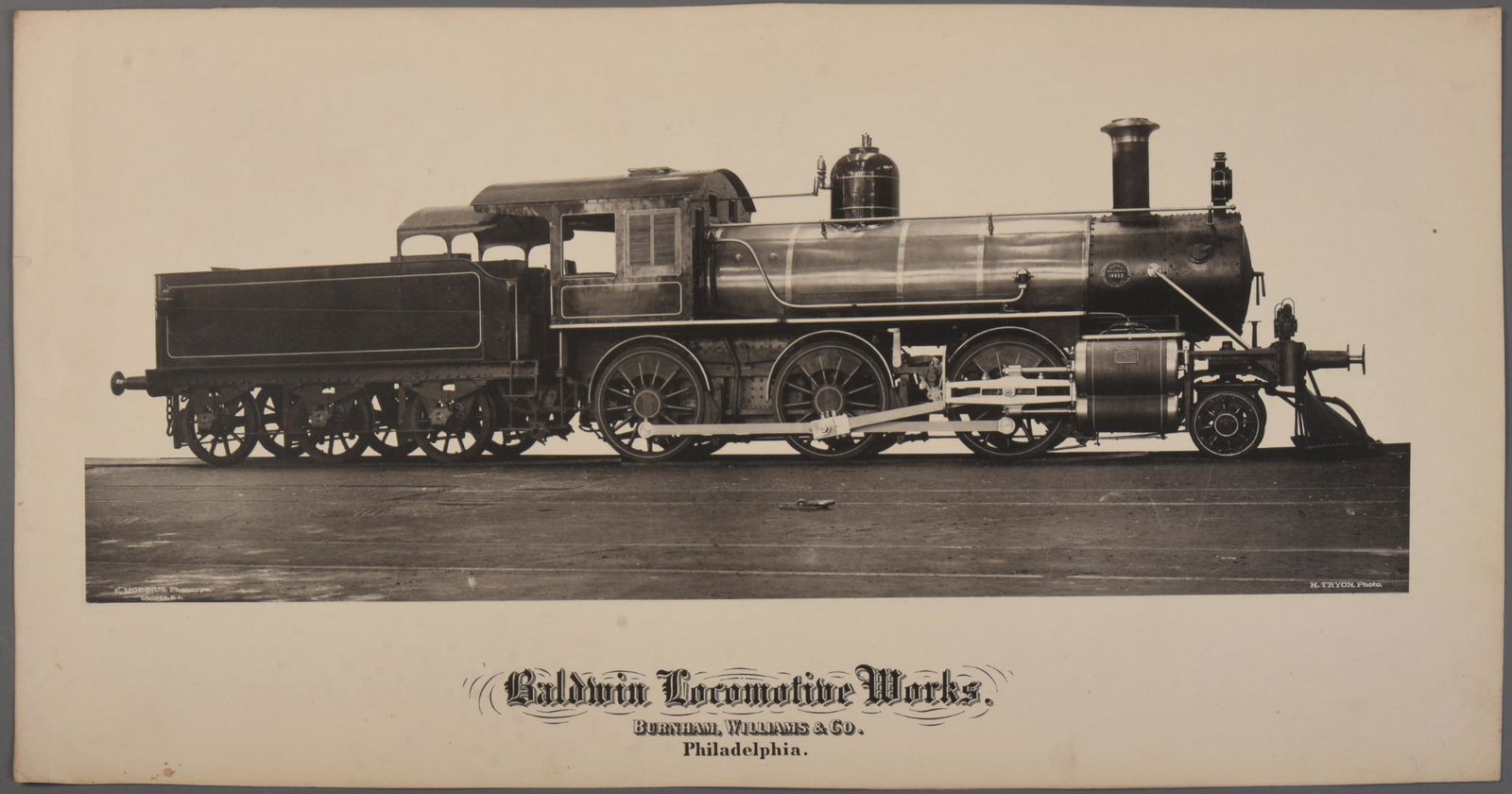 1902 Baldwin Locomotive Works Builder's Photograph (1 of 2)