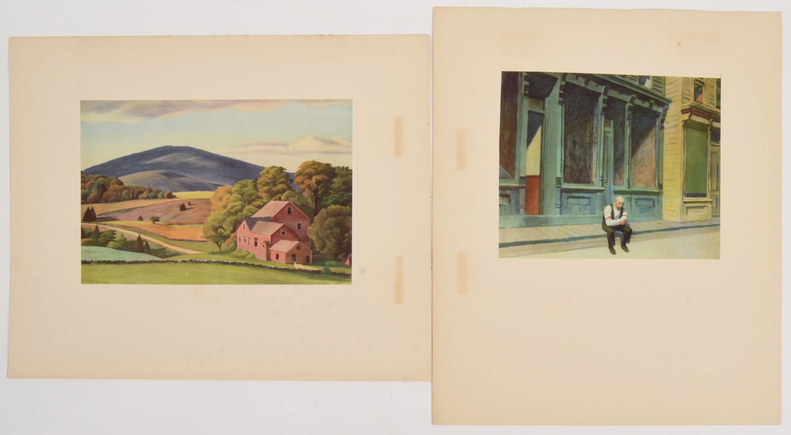 American Federation of Arts Portfolio No. 1: Containing 14 prints, each mat 14 x 17 inches. Artists including Winslow Homer, Edward Hopper, Thomas Eakins, Charles E. Burchfield, and others.