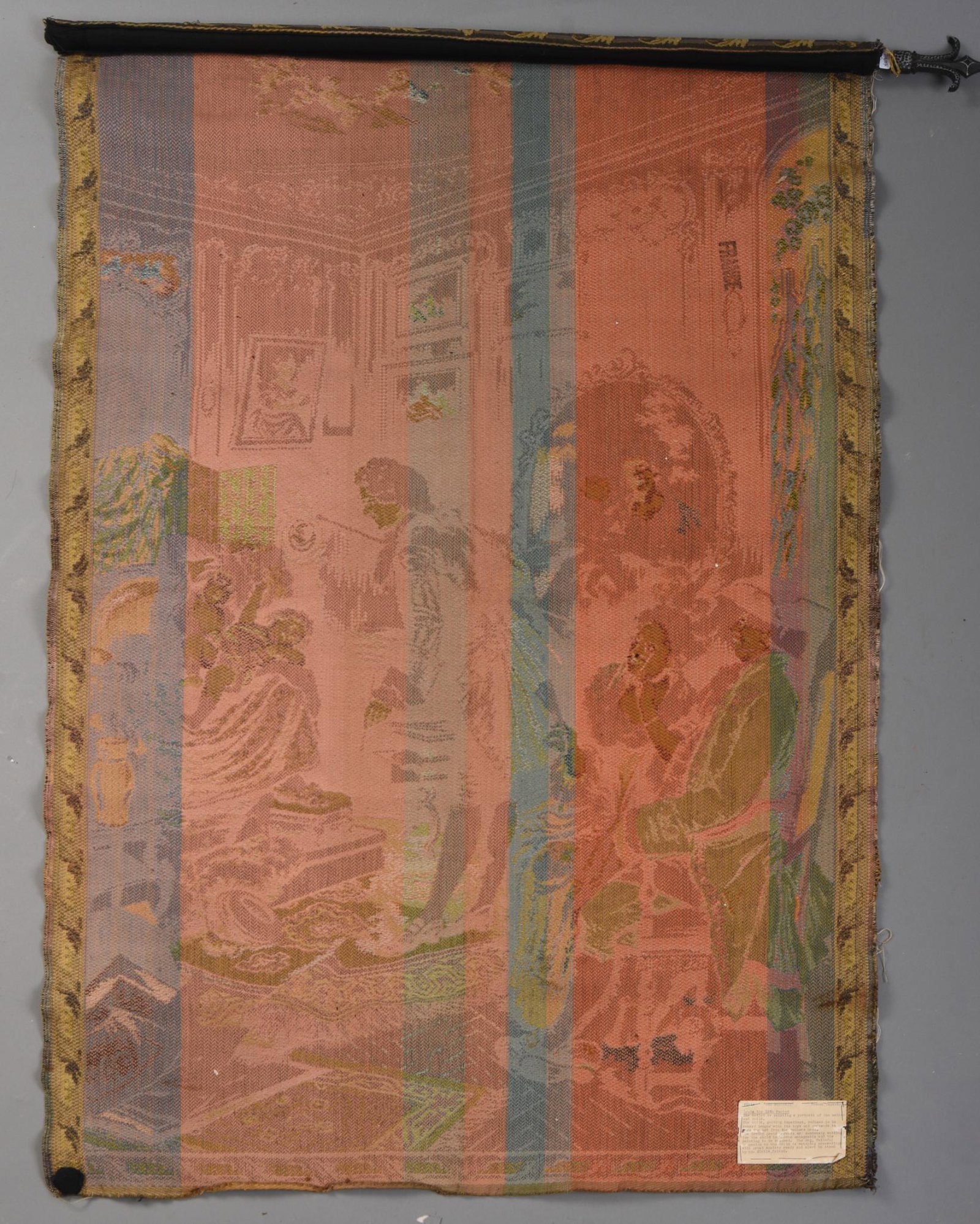 Vintage 18th Century Style Tapestry.: 53 x 38 inches.