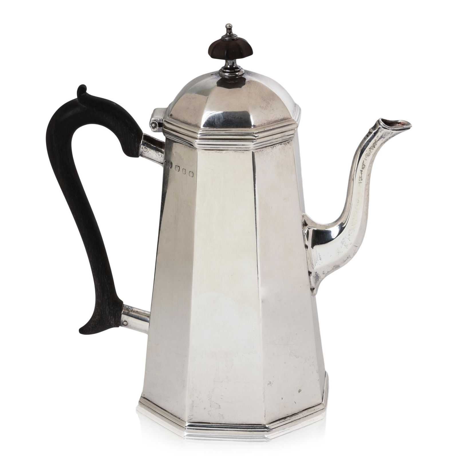 Elkington & Co. English Sterling Silver Coffee Pot. (1 of 6)