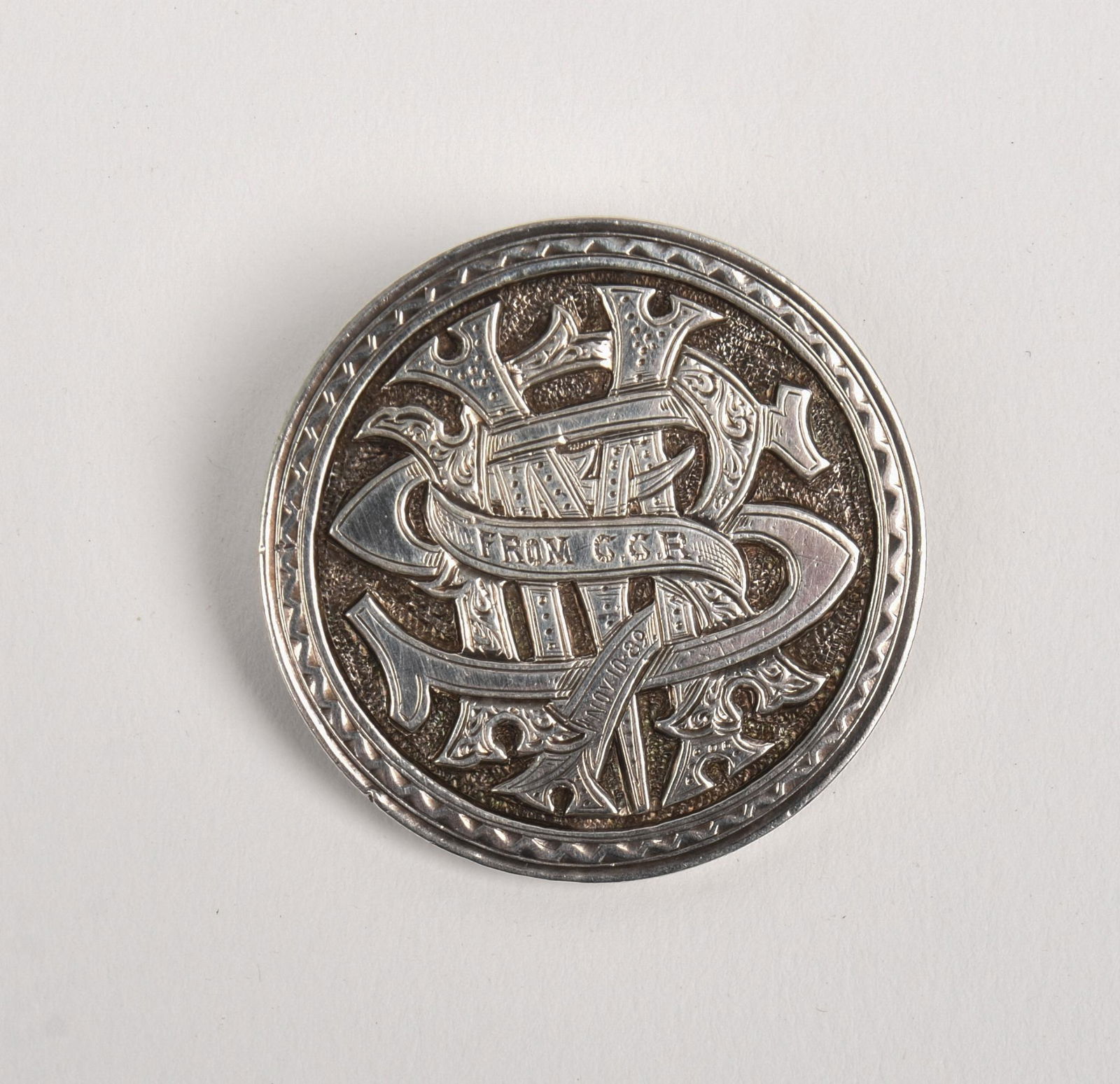 1882 Morgan Silver Dollar Love Token. (1 of 2)