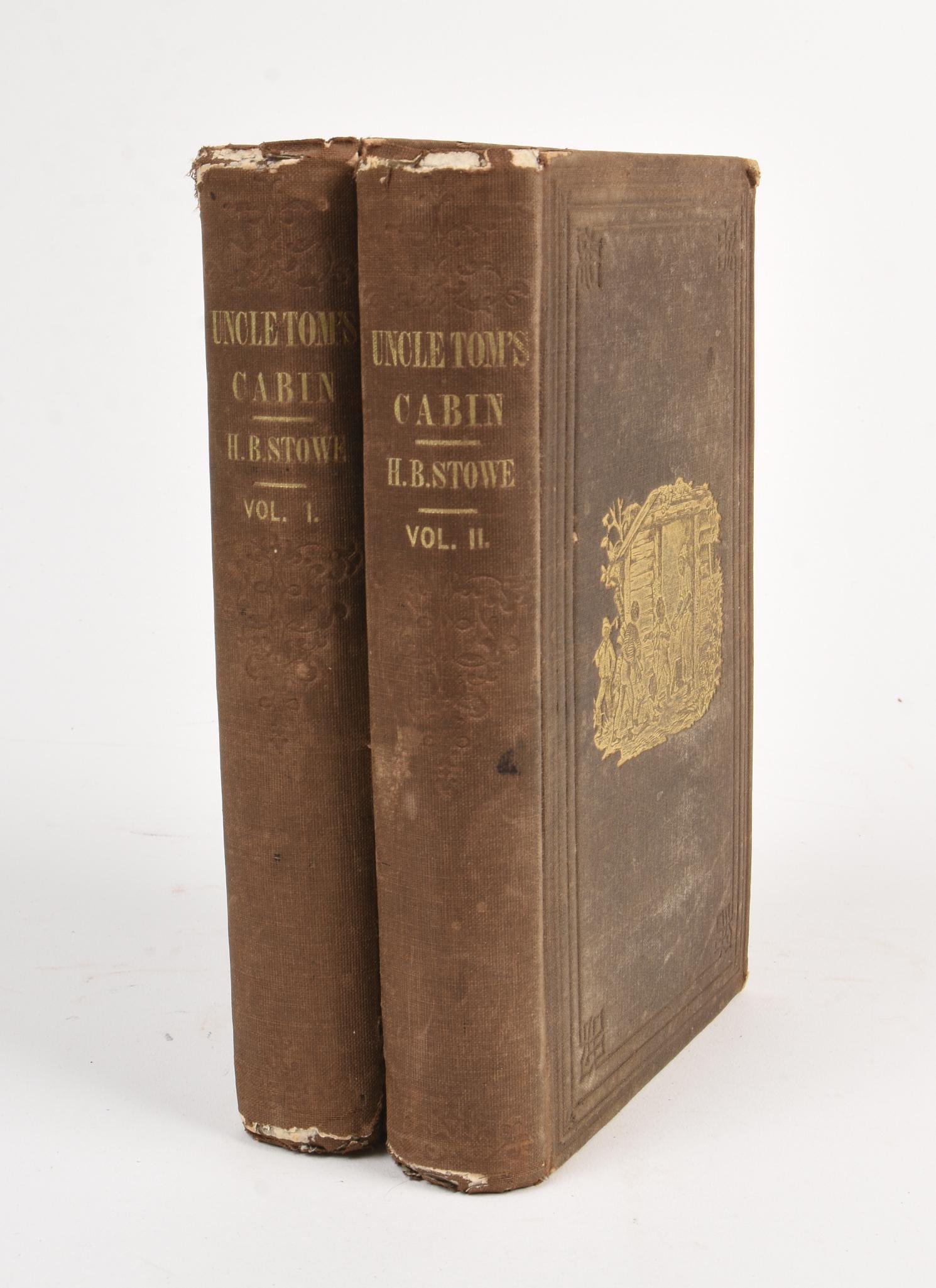 H.B. Stowe, Uncle Tom's Cabin, 1852 First Edition. (1 of 7)