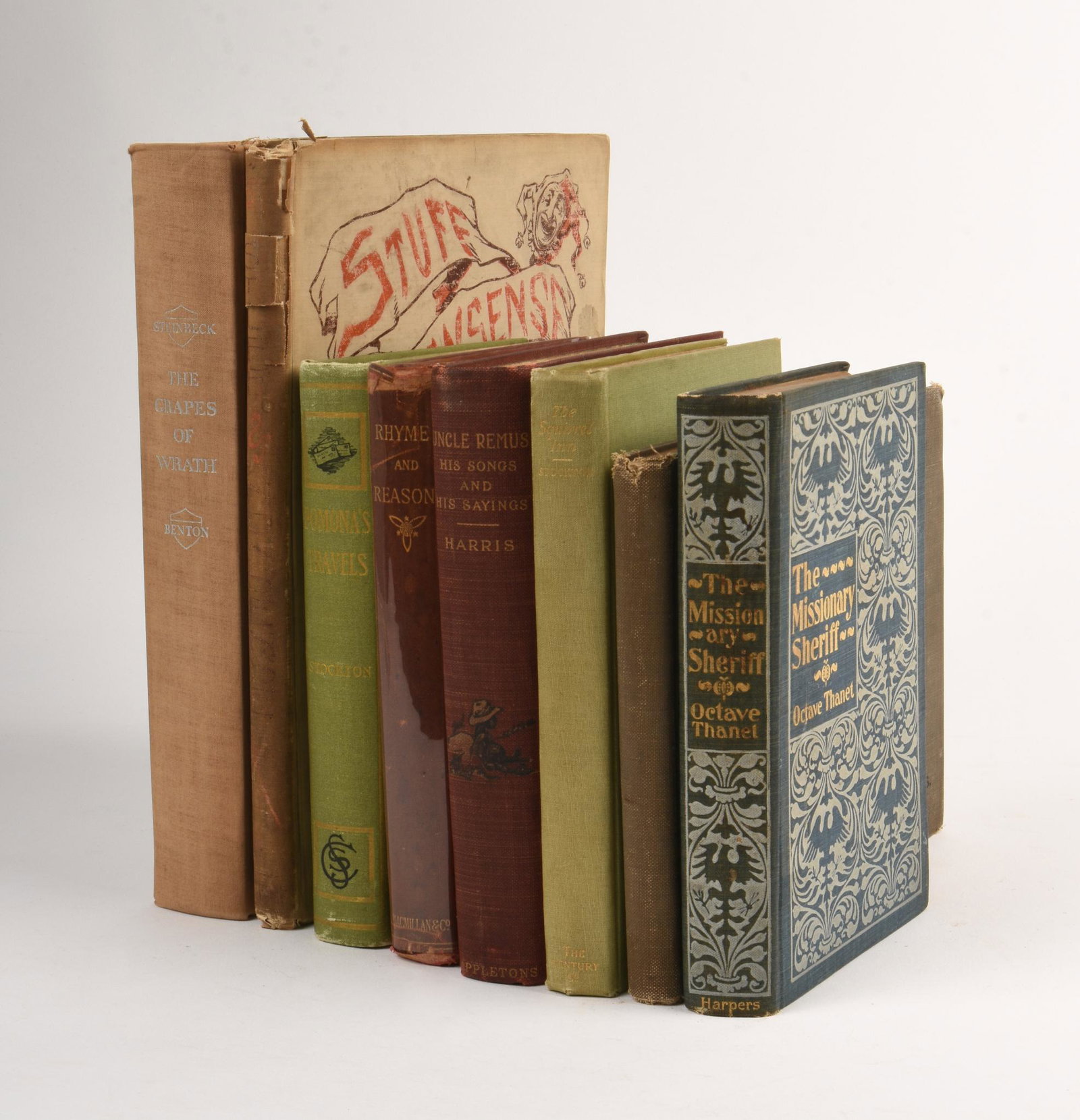 Eight Books Illustrated by A. B. Frost: Including Stuff & Nonsense, The Bull Calf, Pomonaâ€™s Travels, Rhyme &And Reason, Uncle Remus, The Squirrel Inn and The Missionary Sheriff illustrated by Frost and Clifford Carleton; and 