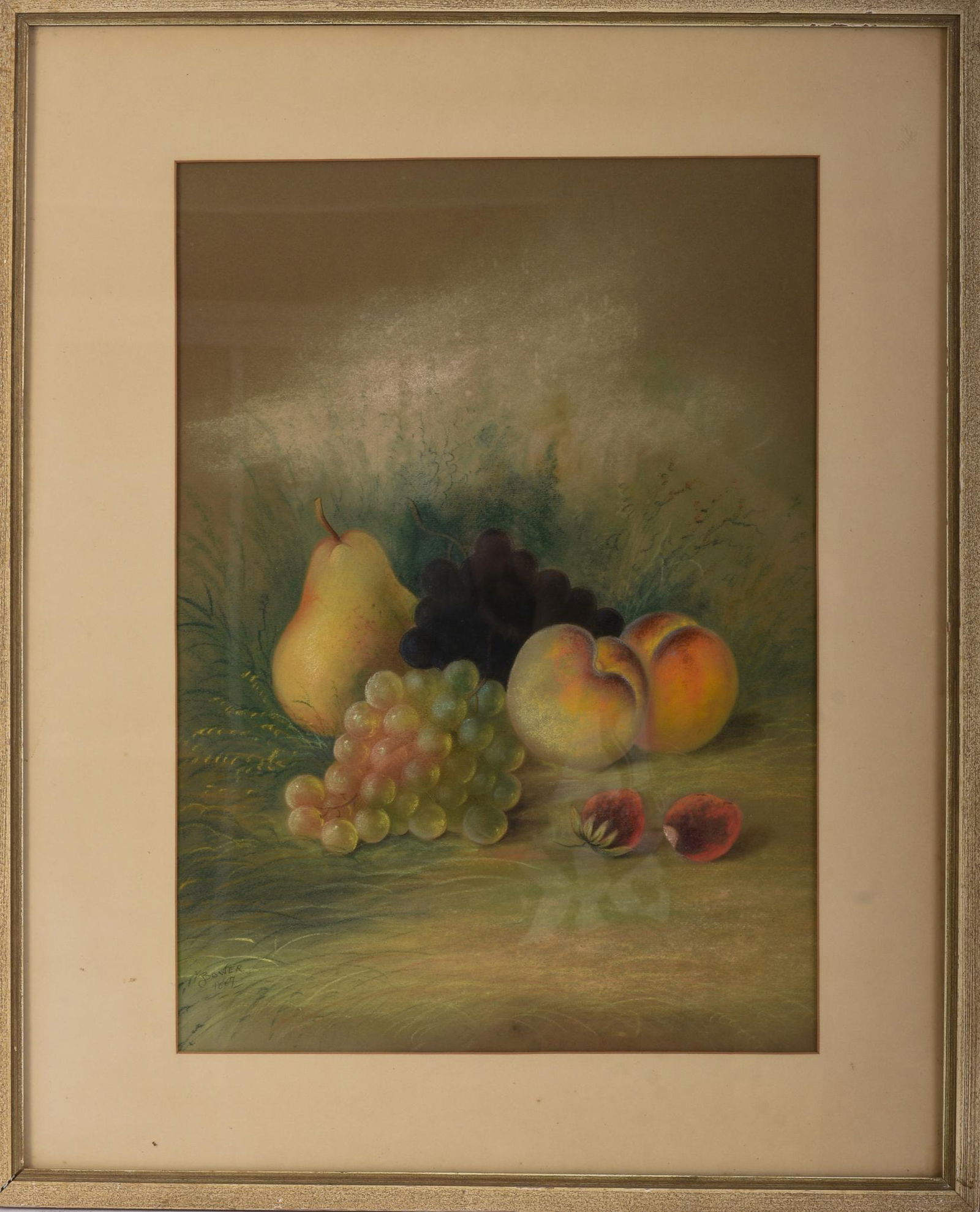 John S. Bower Fruit Still Life Pastel (1 of 3)