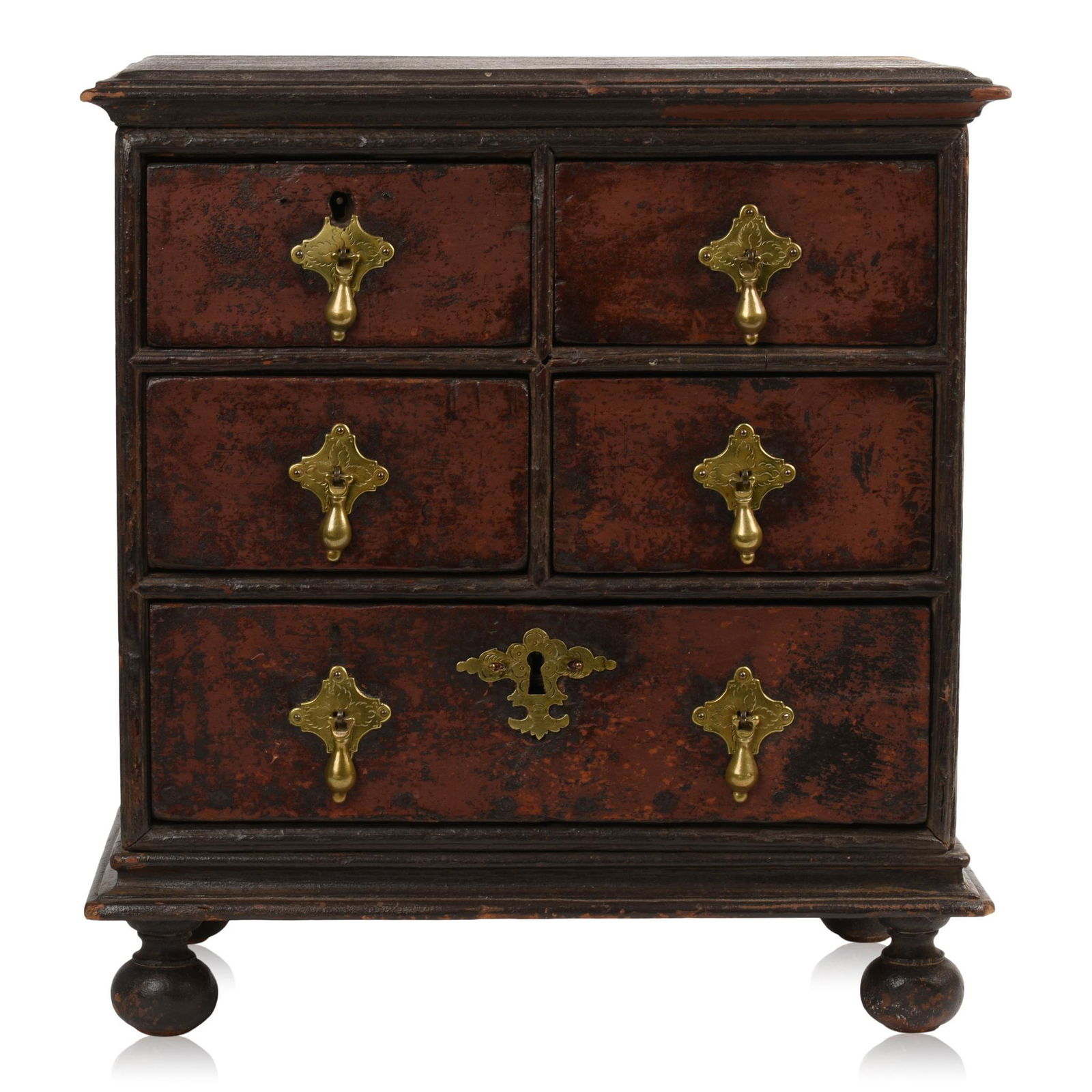 Pilgrim Century Spice Chest, Probably Pennsylvania. (1 of 4)